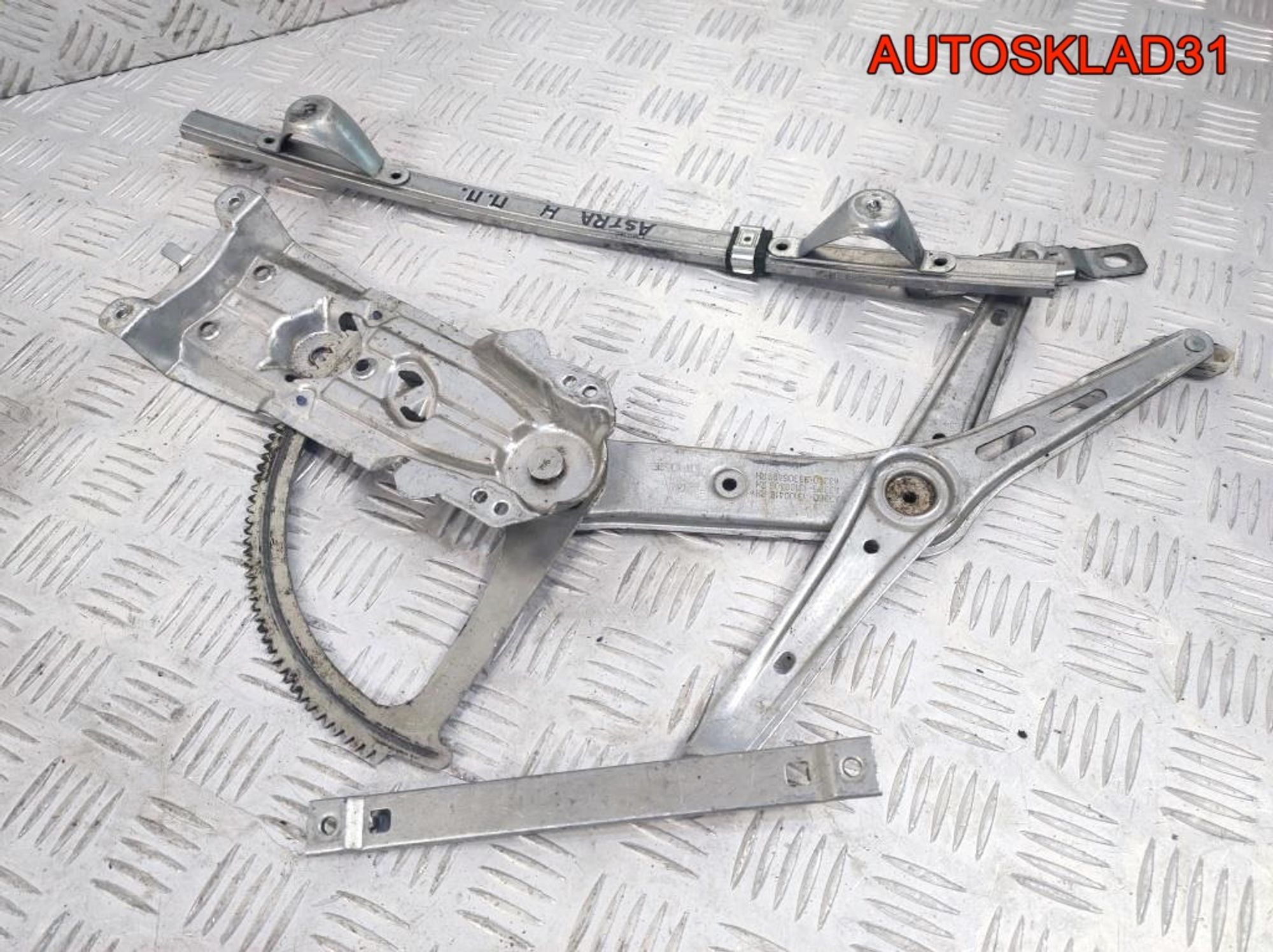 Стеклоподъемник перед правый Opel Astra H 13100418, 2100 рублей, Дубовое