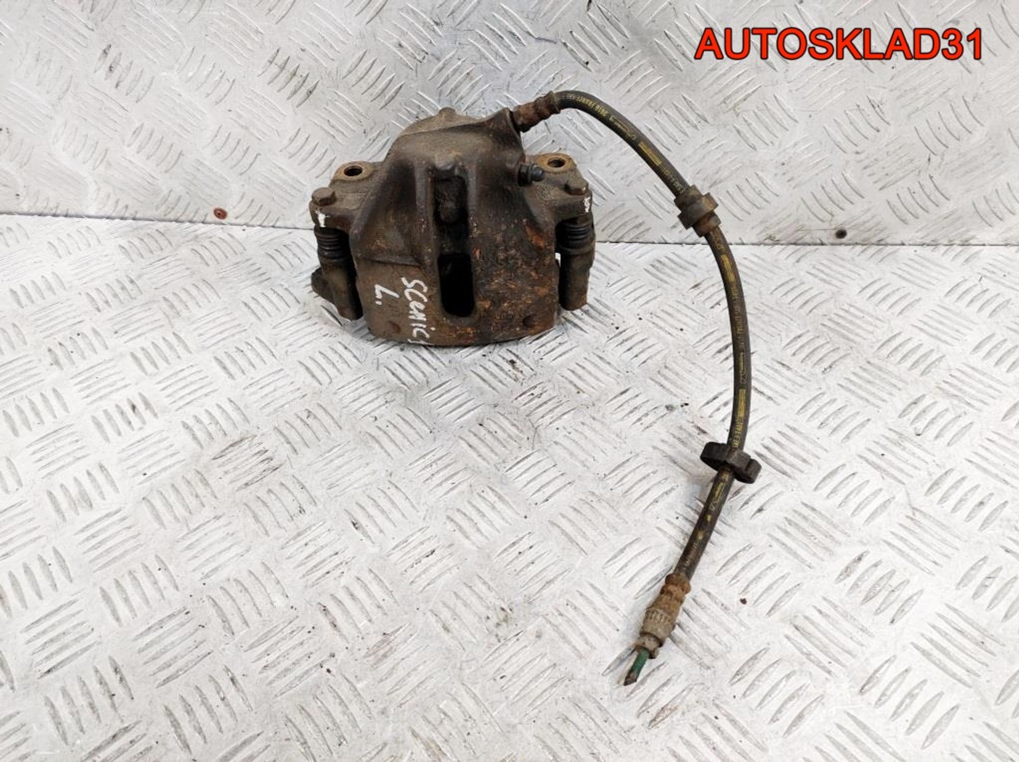 Суппорт тормозной передний левый Renault Scenic 1 7701205832, 2300 рублей, Дубовое