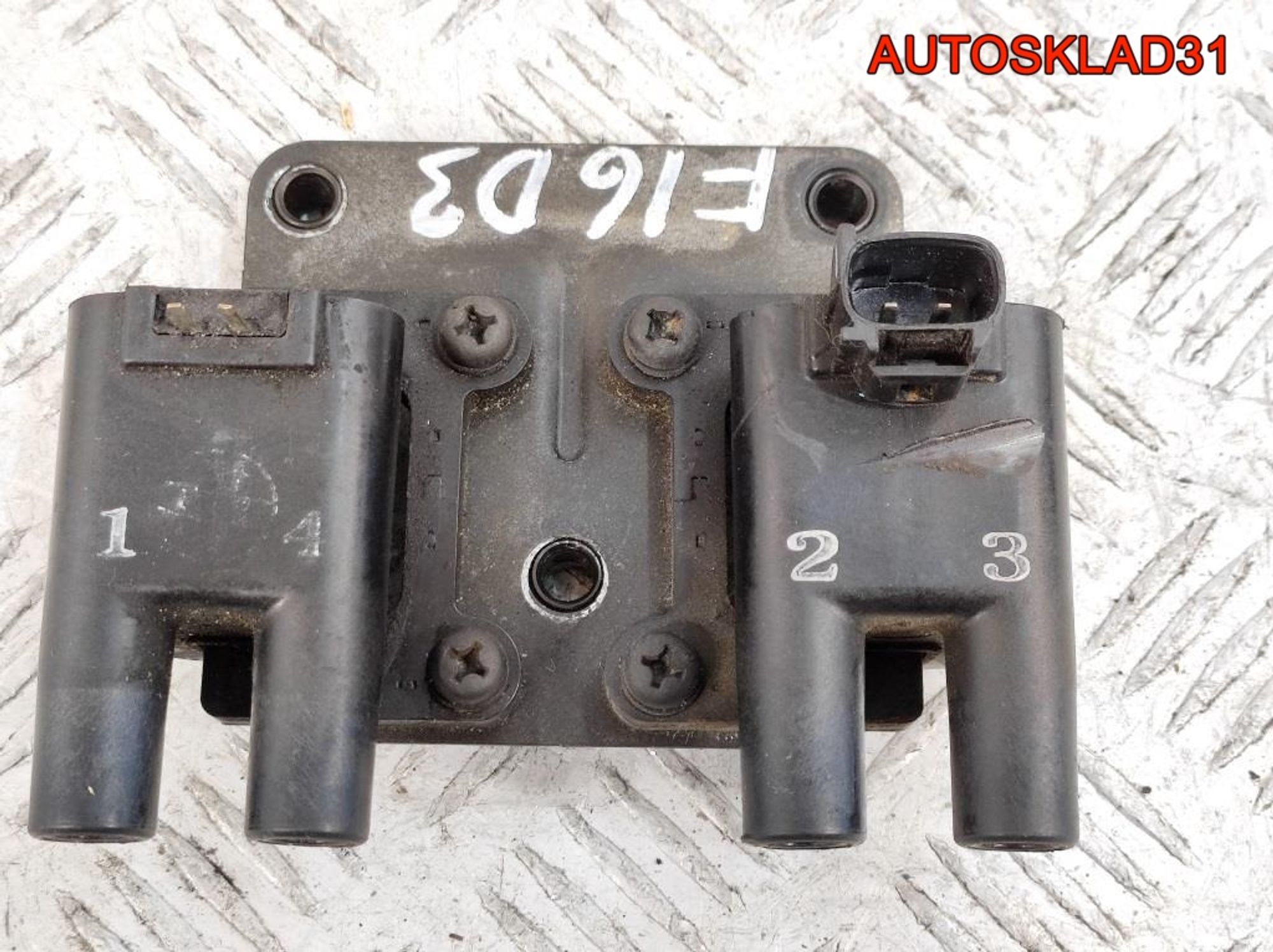 Катушка зажигания Chevrolet Lacetti 1,6 F16D3 Бензин, 1000 рублей, Дубовое