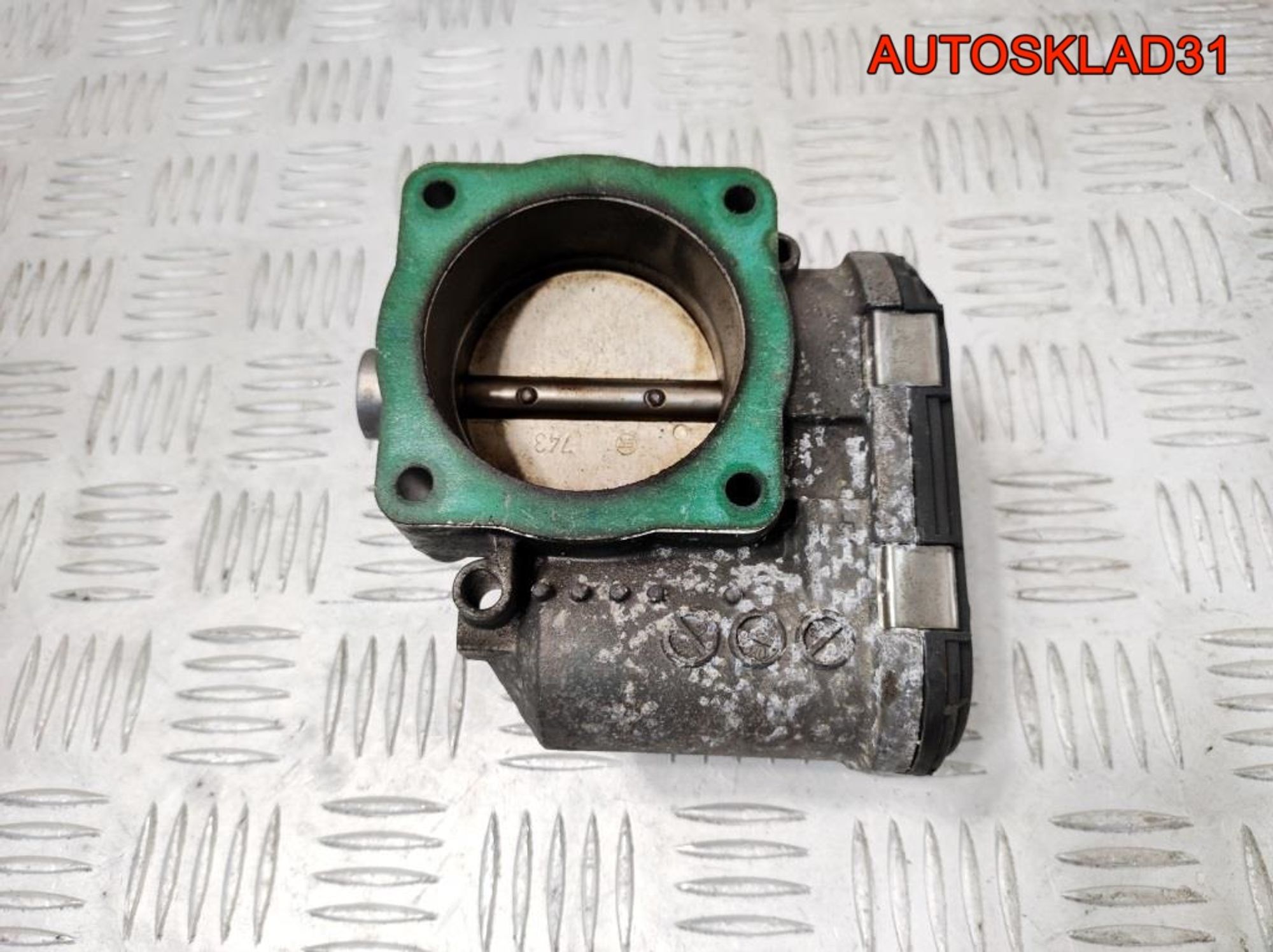 Заслонка дроссельная Audi A4 B7 1,8 BFB Бензин 06B133062M, 7000 рублей, Дубовое