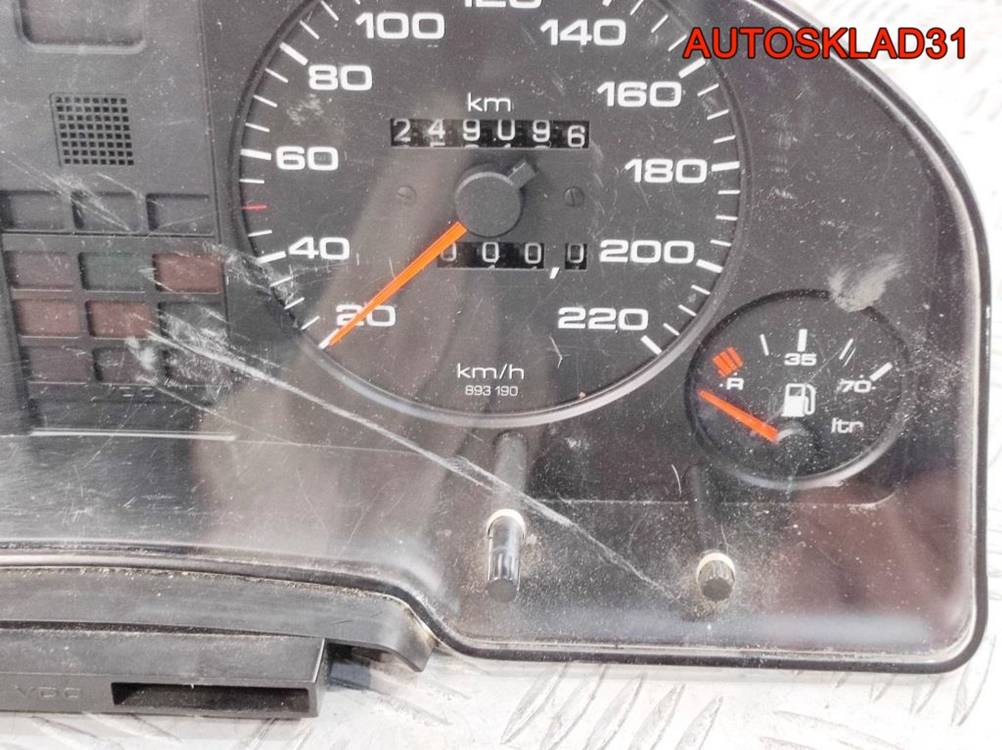Панель приборов Audi 80 B3 893919067 Бензин, 20000 рублей, Дубовое