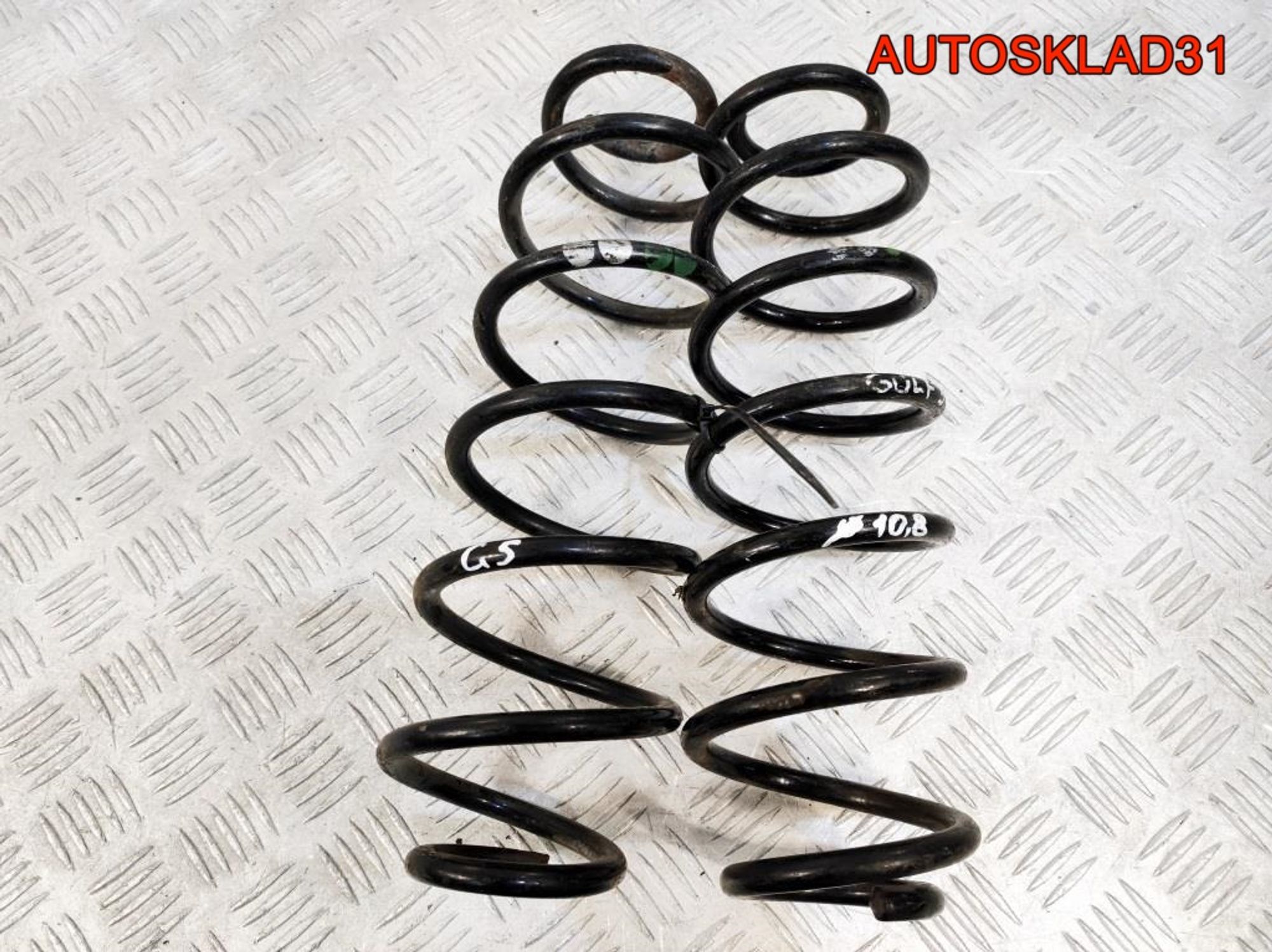 Пружина задняя Volkswagen Golf 5 комплект, 1800 рублей, Дубовое