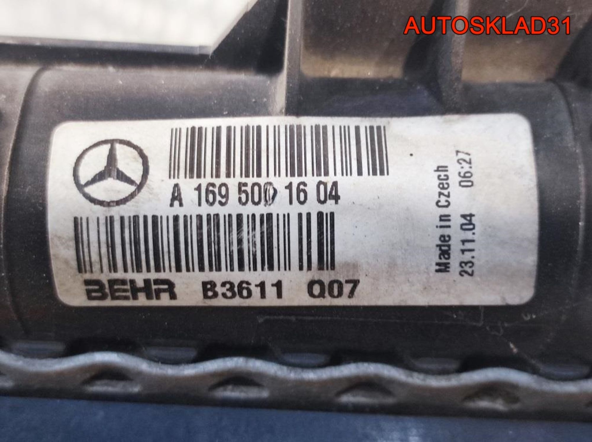 Кассета радиаторов Mercedes Benz W169 1695000303, 12200 рублей, Дубовое