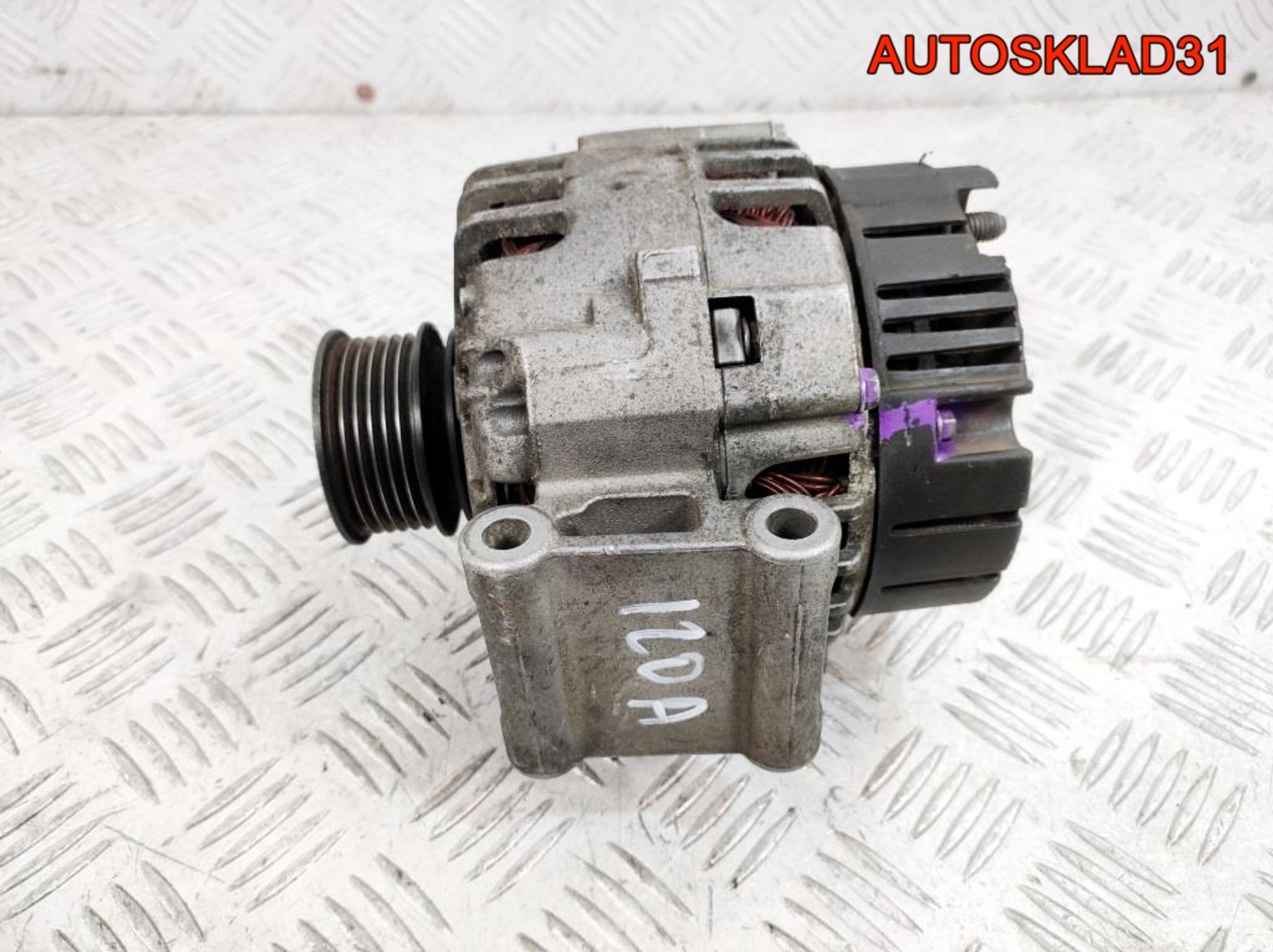 Генератор 120А Audi A4 B6 2.0 ALT Бензин 06B903016AE, 6000 рублей, Дубовое