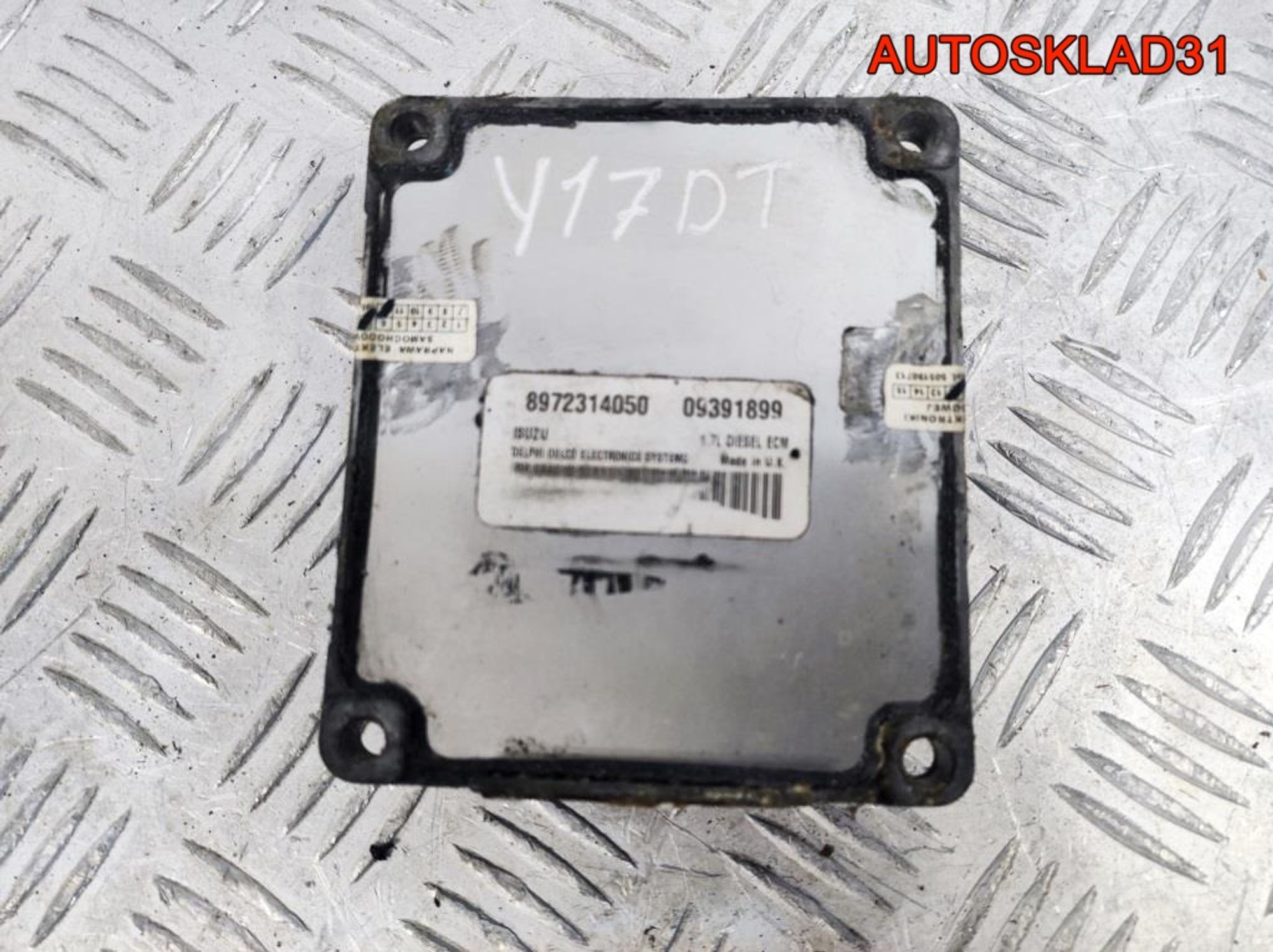 Блок ЭБУ Opel Astra G 1.7 Y17DT 09391899 Дизель, 4100 рублей, Дубовое