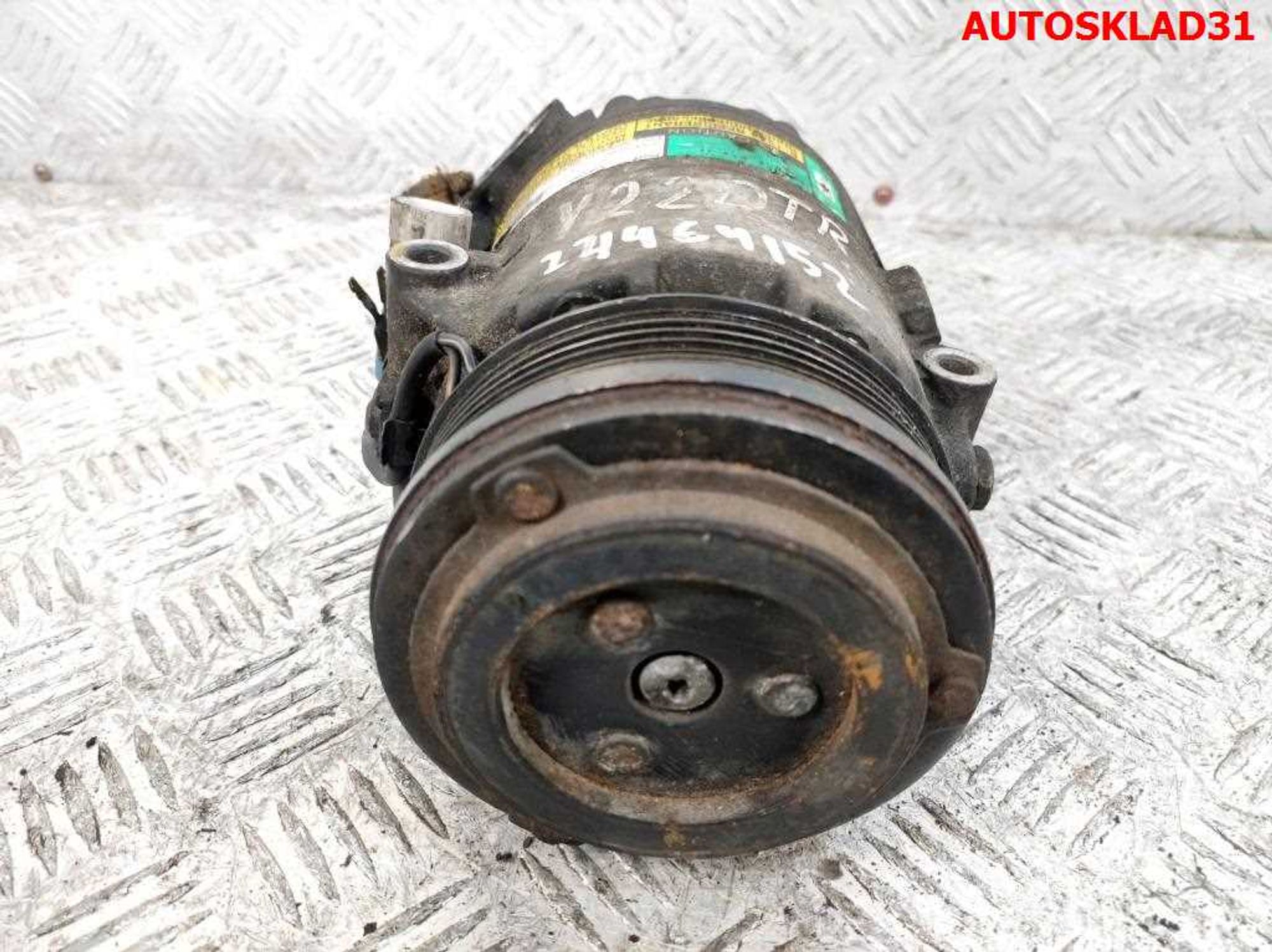 Компрессор кондиционера Opel Vectra C 2,2 TDI Y22DTR 24464152, 4000 рублей, Дубовое