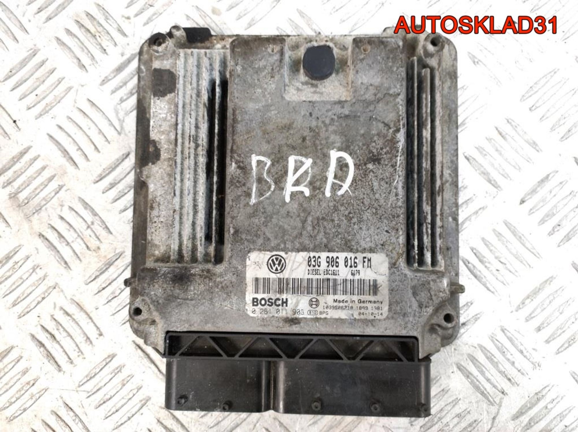 Блок ЭБУ VW Golf 5 2.0 BKD Дизель 03G906016FM, 1800 рублей, Дубовое