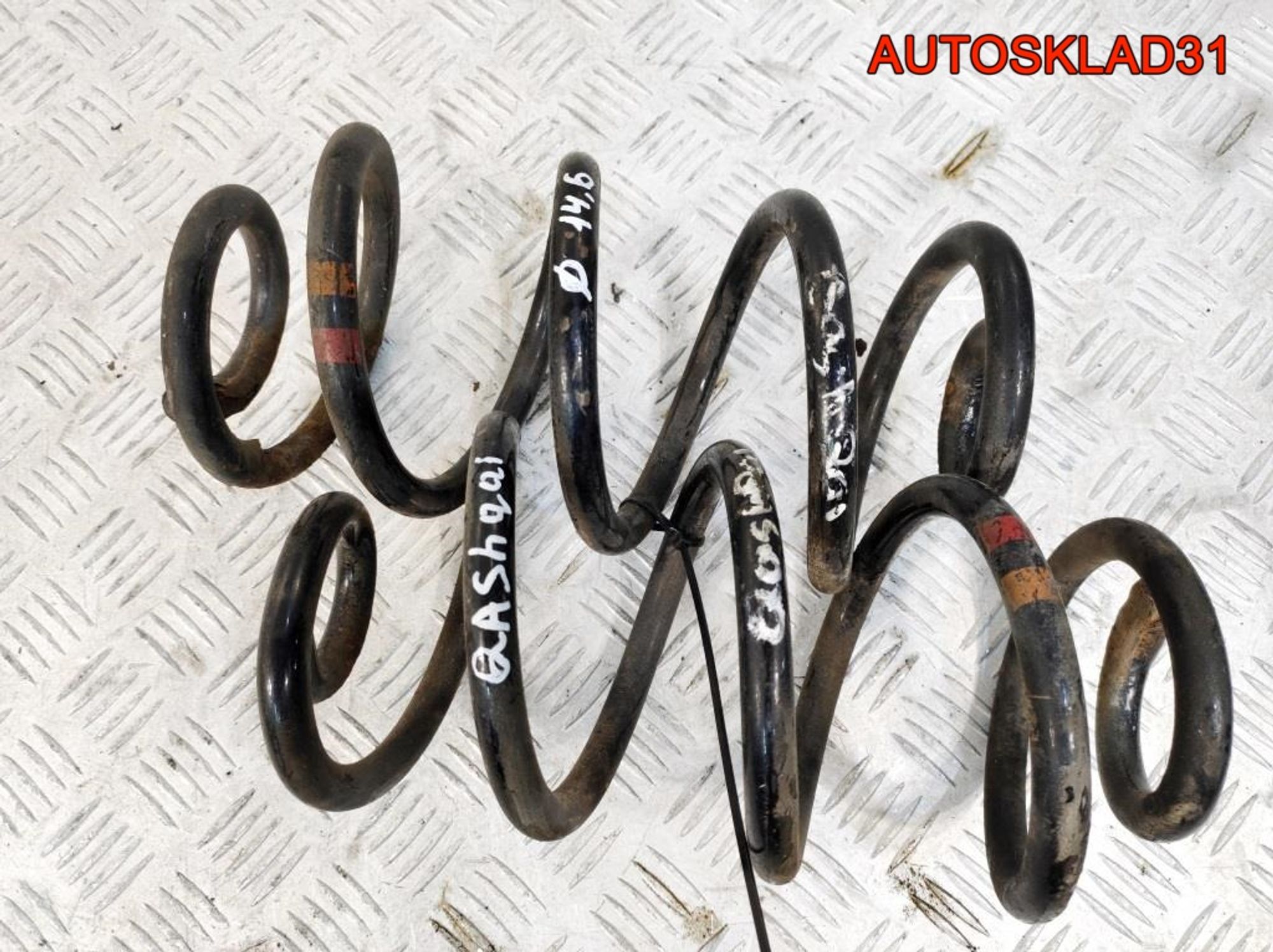 Пружина задняя Nissan Qashqai J10 55020JD02A, 1800 рублей, Дубовое