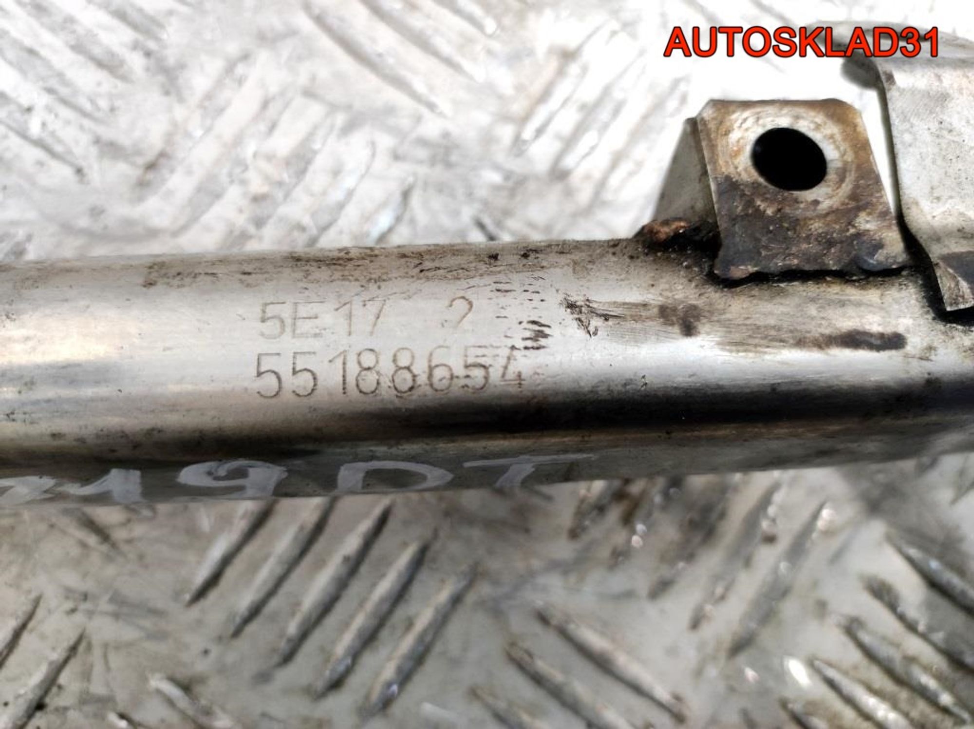 Трубка охлаждающей жидкости Opel Astra H 1,9 Z19DT 55188654, 5000 рублей, Дубовое