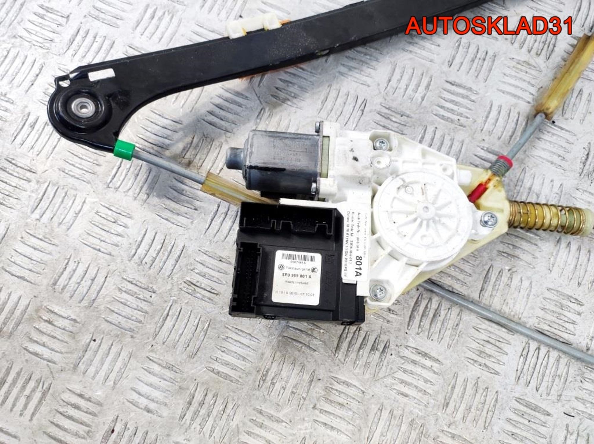 Стеклоподъемник передней левой двери Audi A3 8P, 4100 рублей, Дубовое