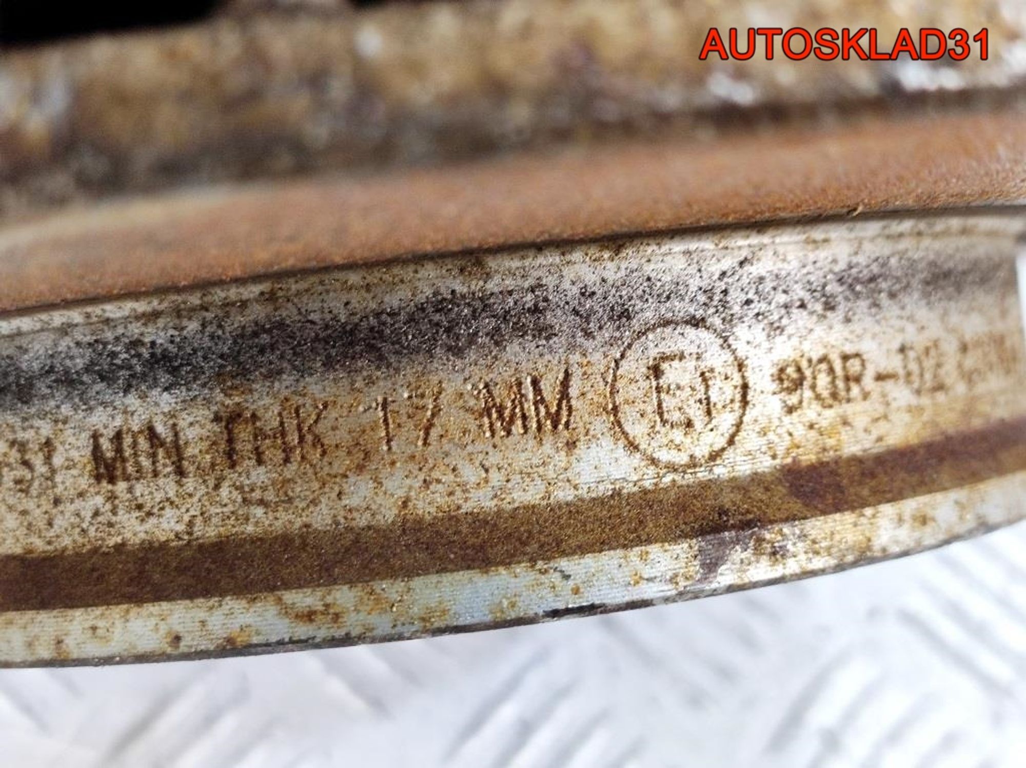 Диск тормозной передний Hyundai Getz 517120U000, 1000 рублей, Дубовое