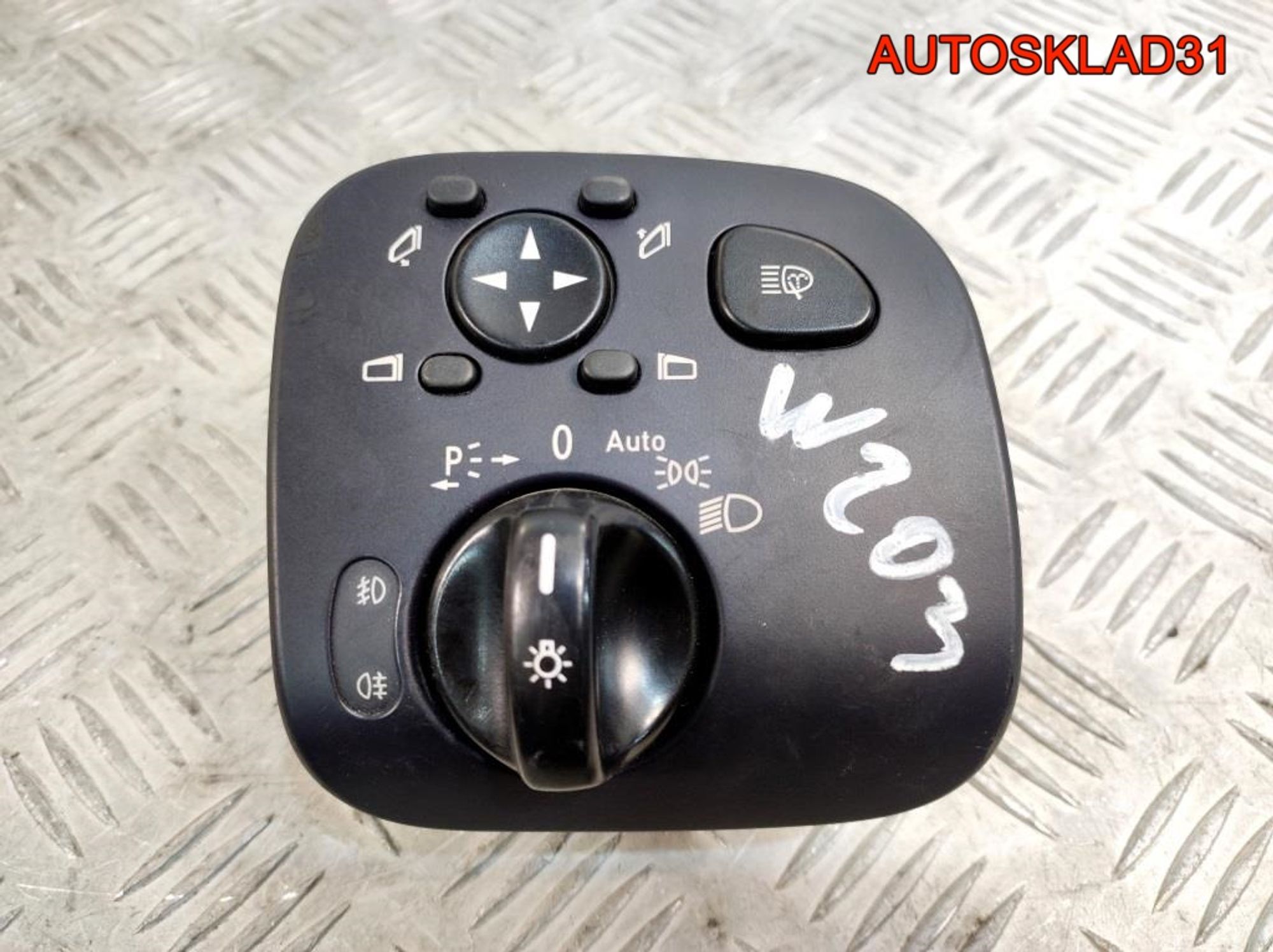 Переключатель света Mercedes W203 A2035450704, 9000 рублей, Дубовое
