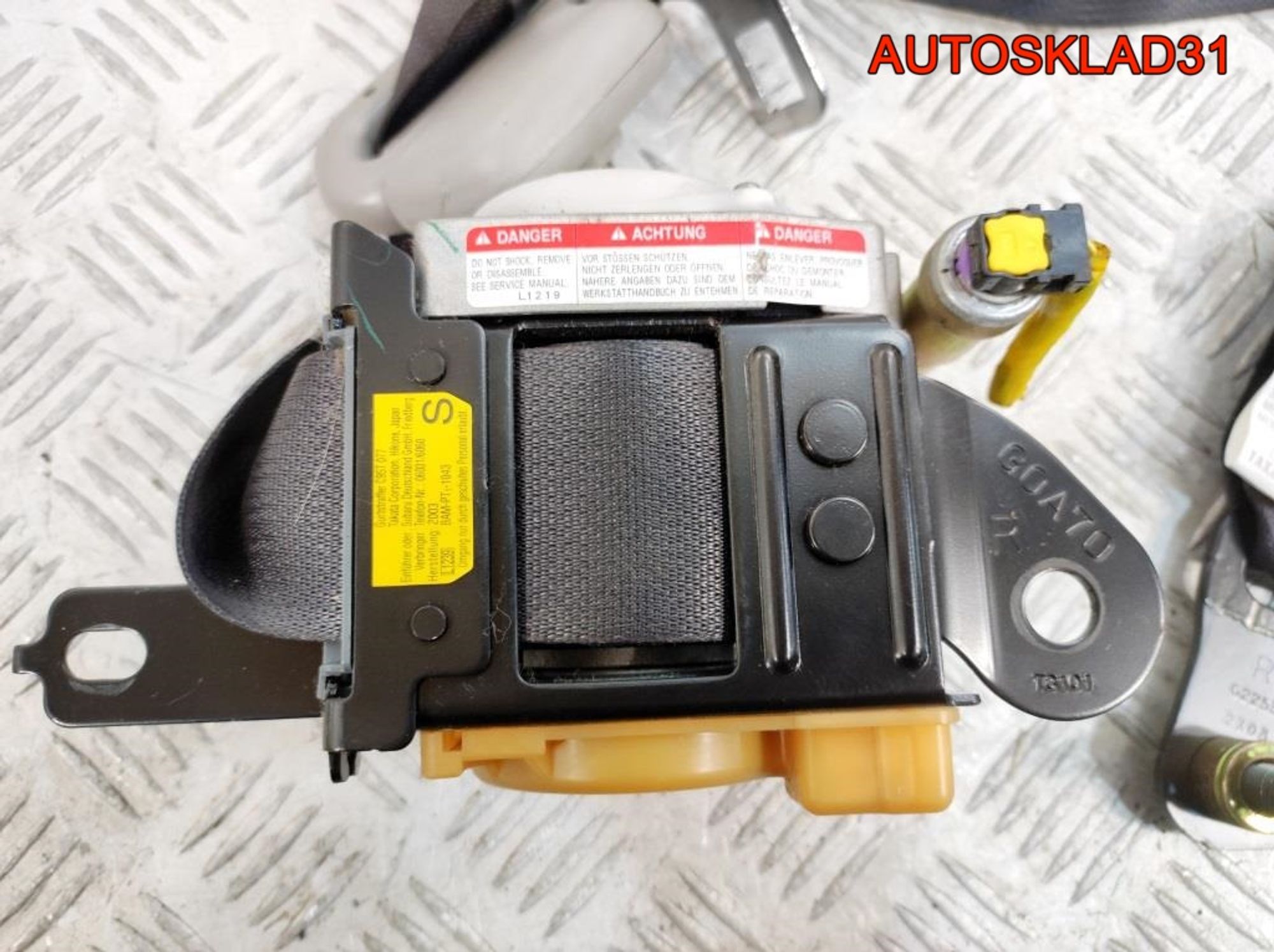 Ремень безопасности передний правый Subaru Impreza 2, 3000 рублей, Дубовое