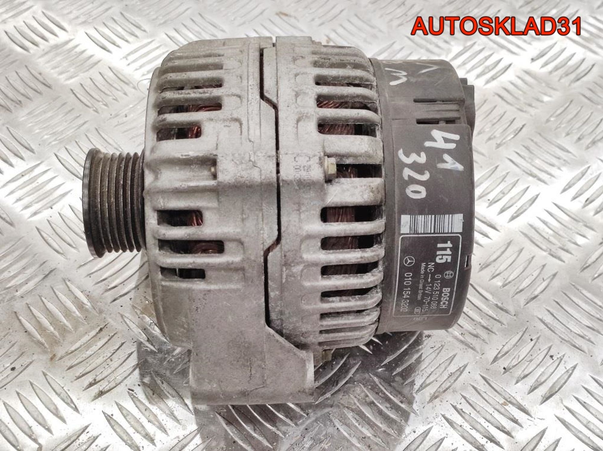 Генератор 115A Mercedes Benz W202 A0101543202 (Р), 8500 рублей, Дубовое