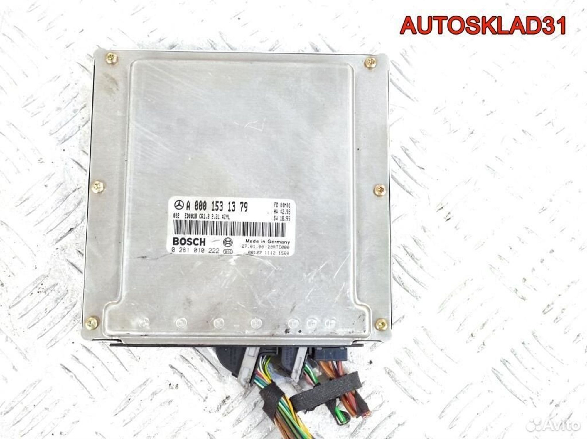 Блок управления двигателем Mercedes-Benz C-klasse W202 2.2 A0001531379 Дизель, 2000 рублей, Дубовое