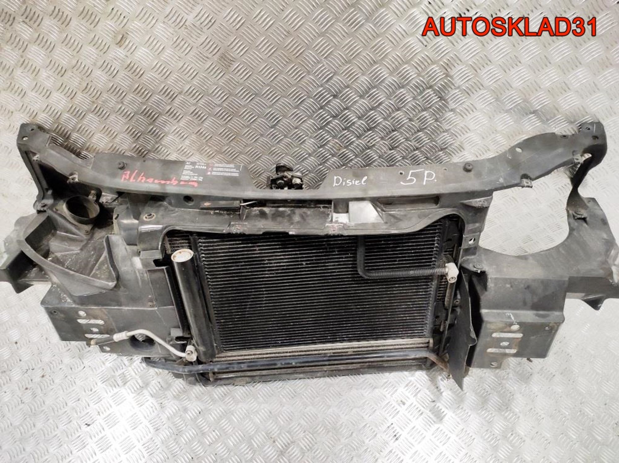 Панель передняя в сборе Seat Alhambra 1 Дизель 7M3805598R, 17000 рублей, Дубовое