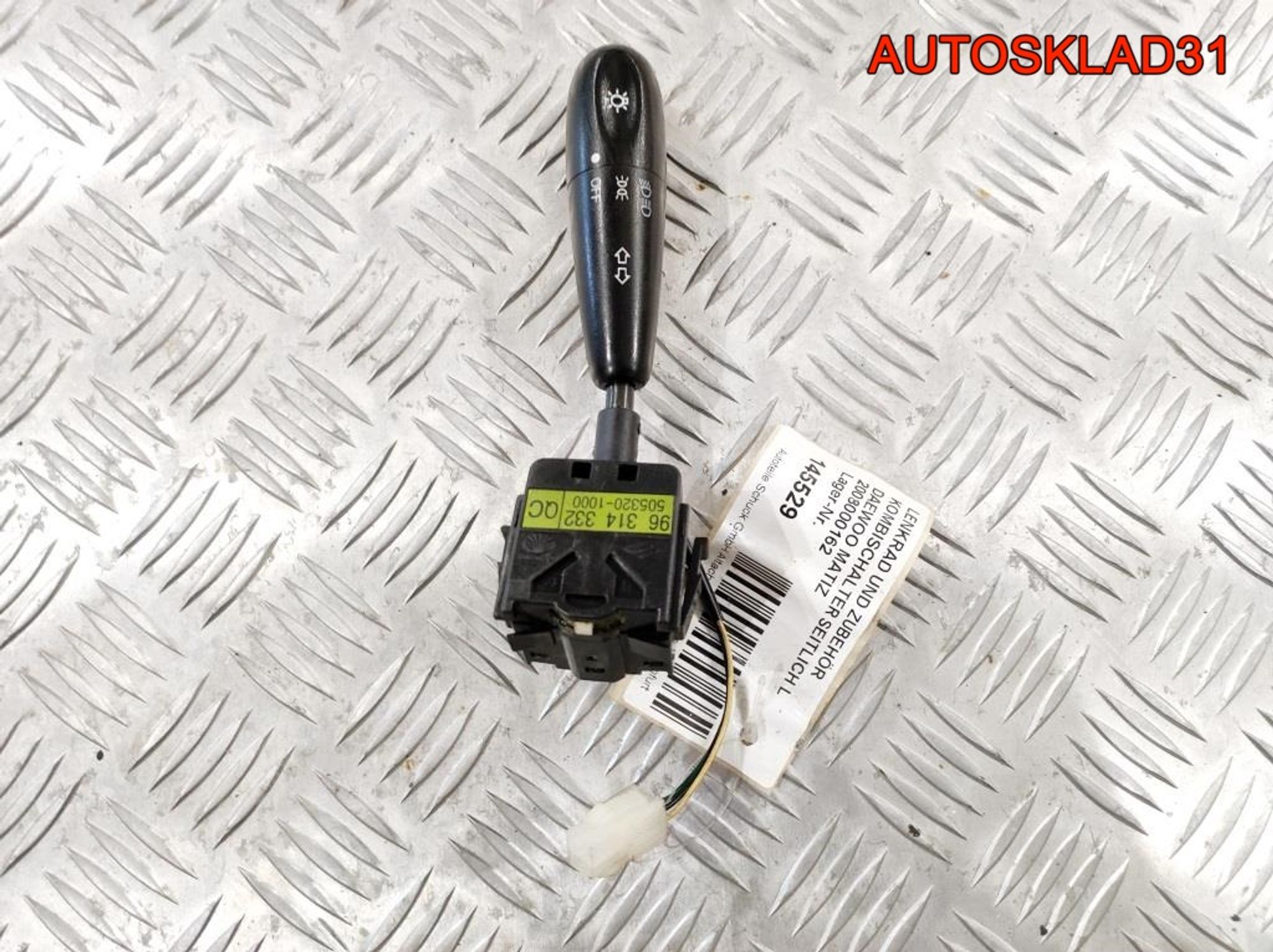 Переключатель поворотов Daewoo Matiz 96314332, 800 рублей, Дубовое