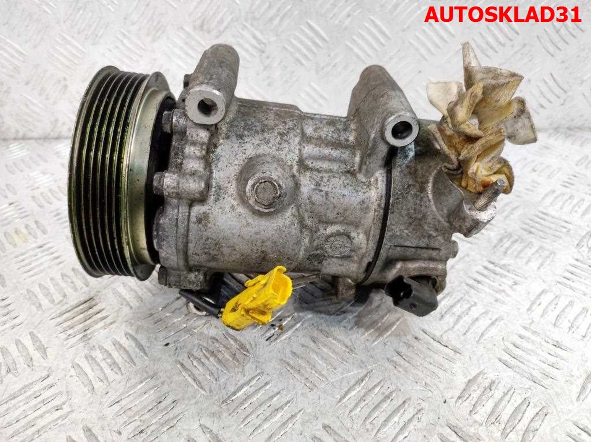 Компрессор кондиционера Peugeot 206 1.6 NFU10FX2F 1412F, 6000 рублей, Дубовое
