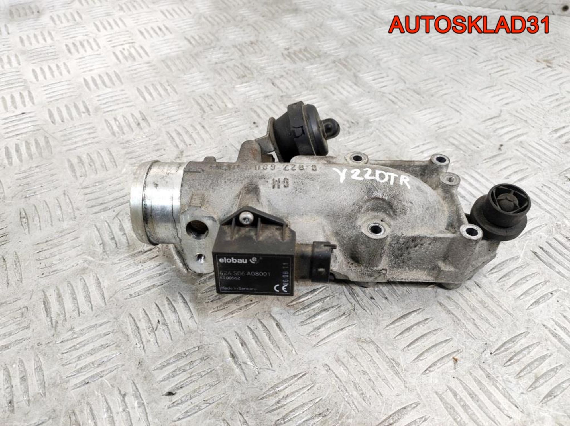 Заслонка дроссельная Opel Vectra C 2,2 Y22DTR 08226808, 1400 рублей, Дубовое