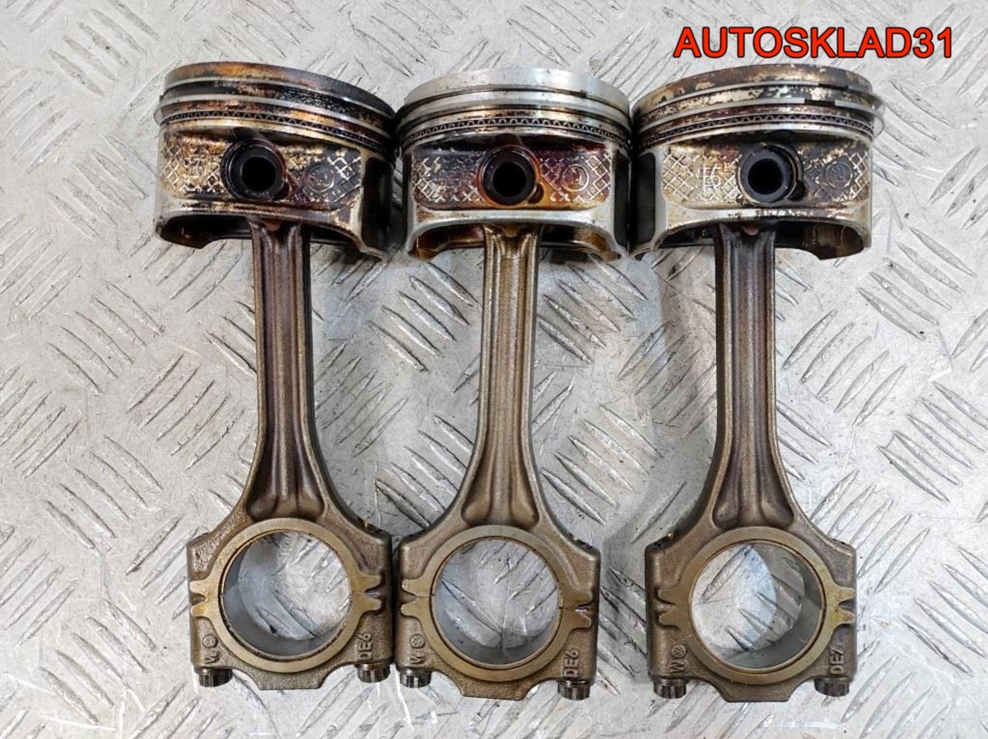 Поршень с шатуном VW Polo 4 1,2 AWY Бензин, 1500 рублей, Дубовое