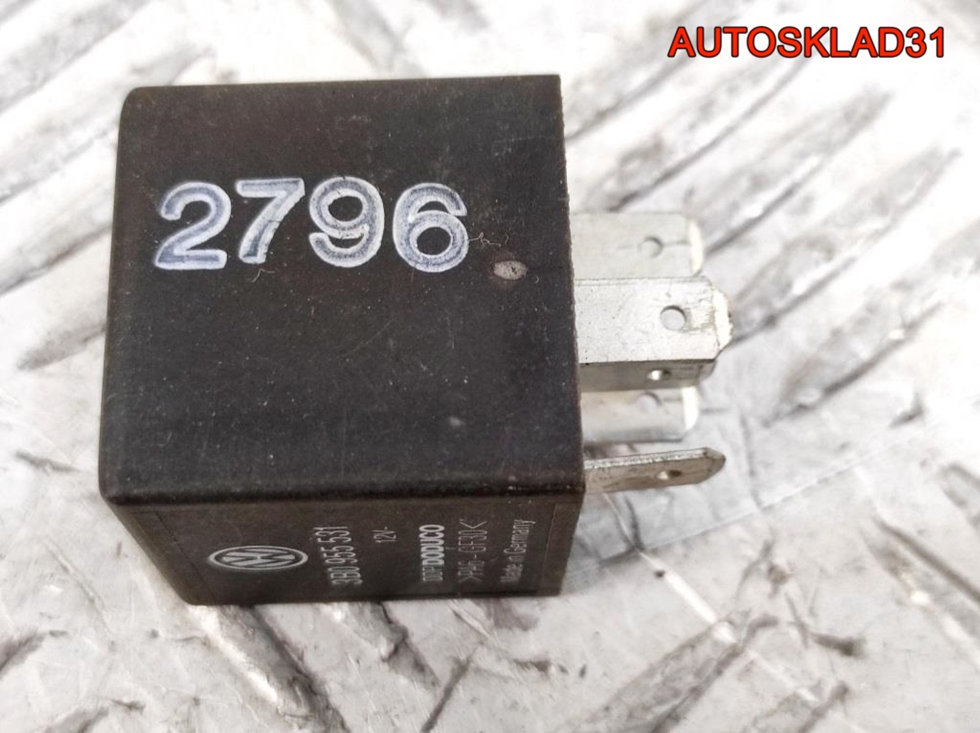 Реле стеклоочистителей №197 VW Passat B5 3B0955531, 600 рублей, Дубовое