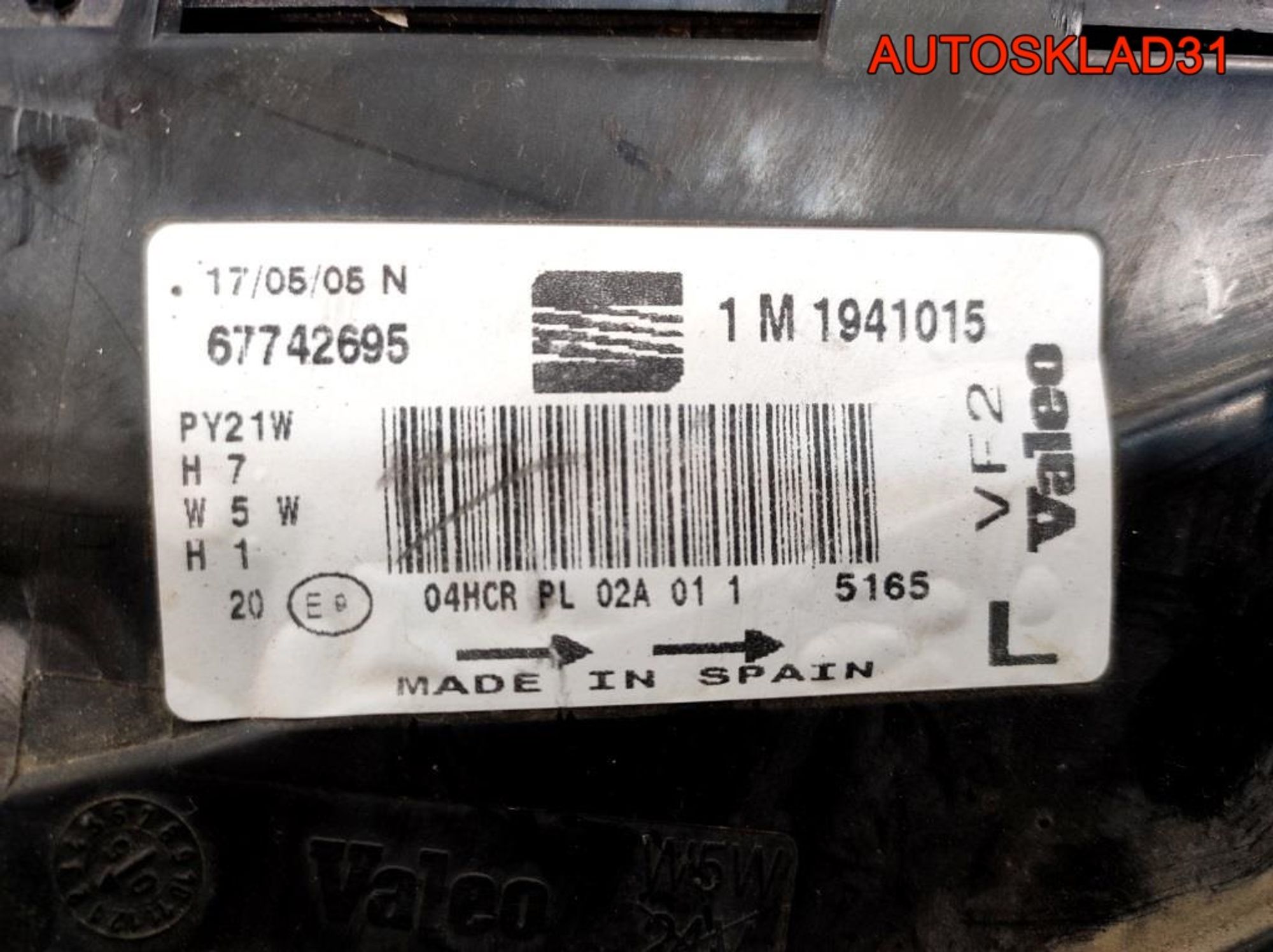 Фара левая Seat Leone 1M1 1M1941015, 5000 рублей, Дубовое