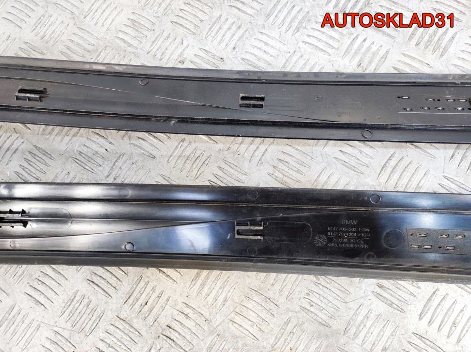 Накладка на порог передняя BMW E60 51477034303, 1700 рублей, Дубовое