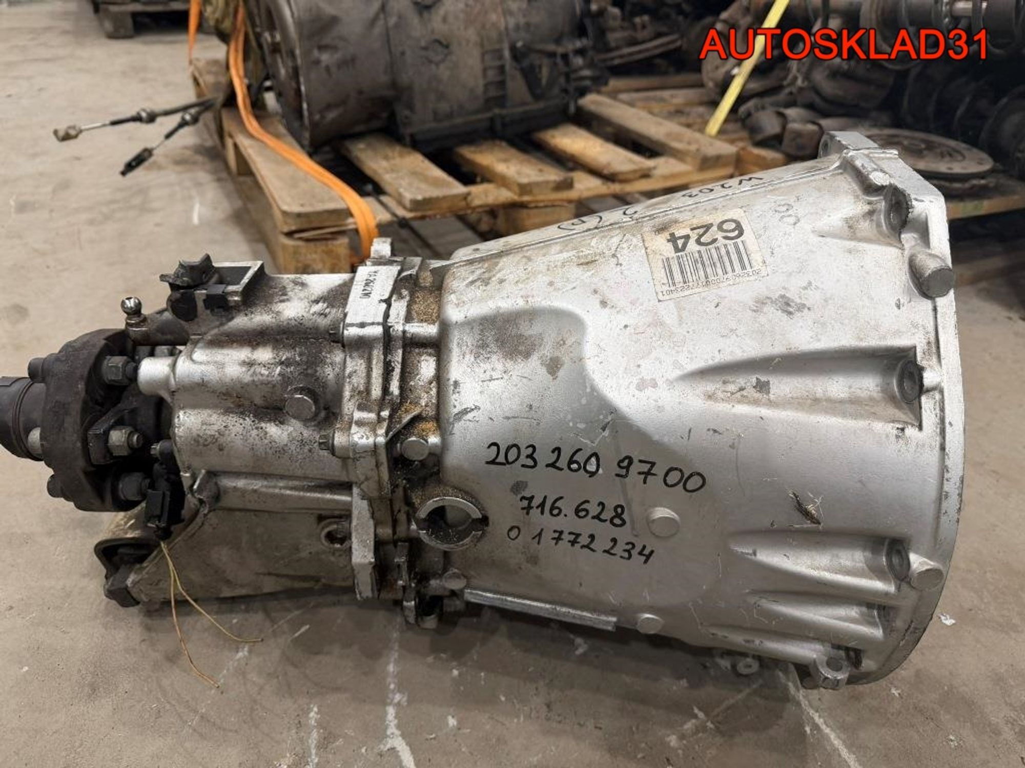 МКПП 716.628 Mercedes W203 2,2 OM611 Дизель A2032609700, 18000 рублей, Дубовое