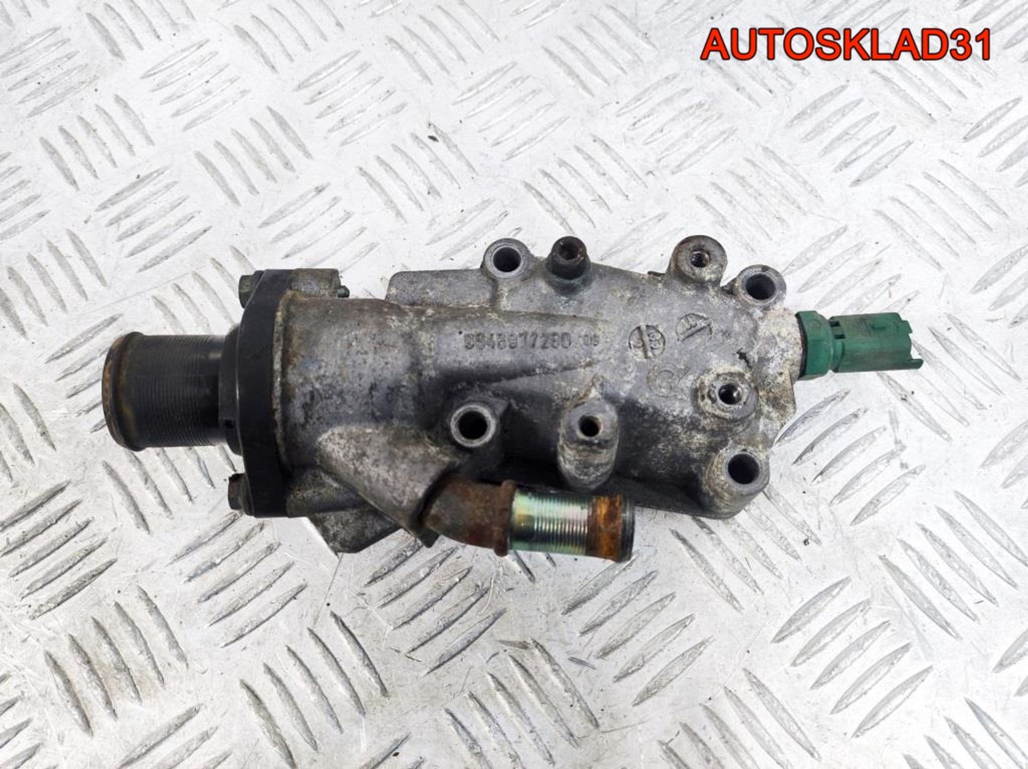 Корпус термостата Peugeot 307 1,6 NFU 9646977280, 2500 рублей, Дубовое