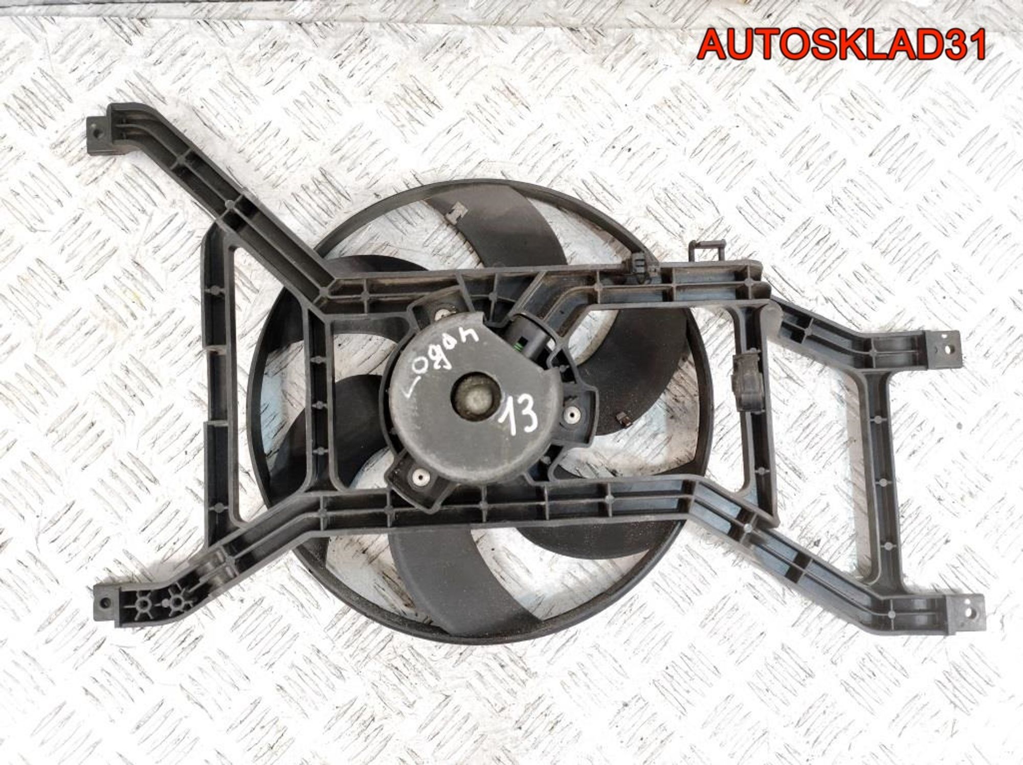 Вентилятор радиатора Renault Logan 1 8200702956, 4000 рублей, Дубовое