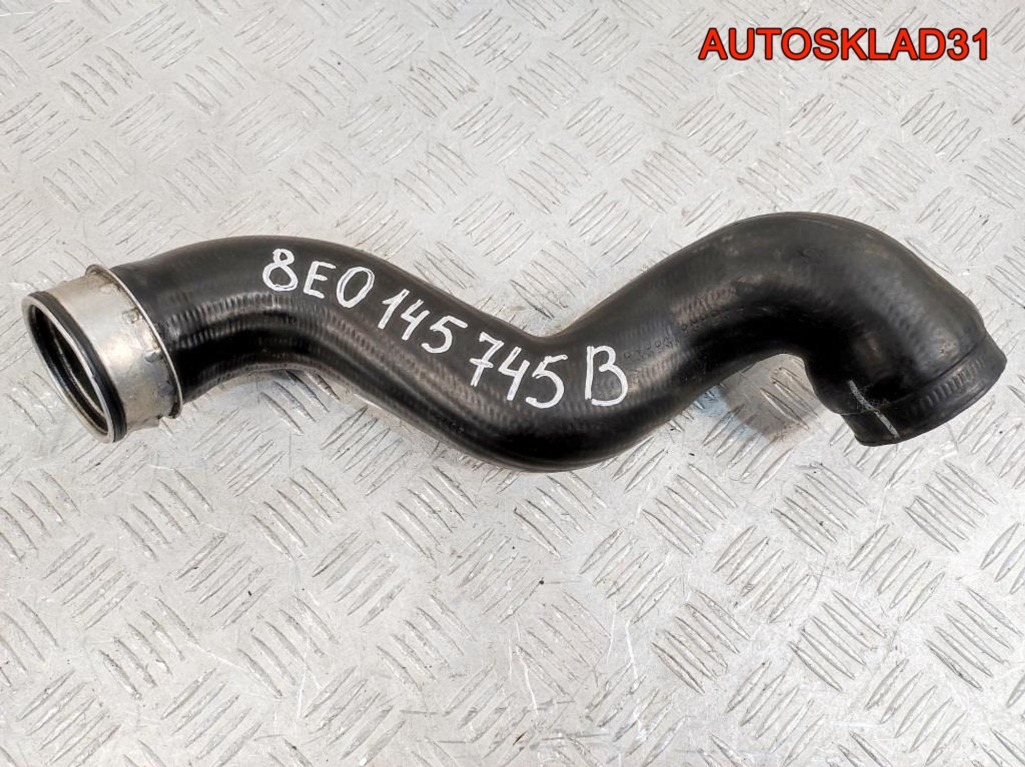 Патрубок интеркулера Audi A4 B6 1,9 Дизель 8E0145745B, 2500 рублей, Дубовое