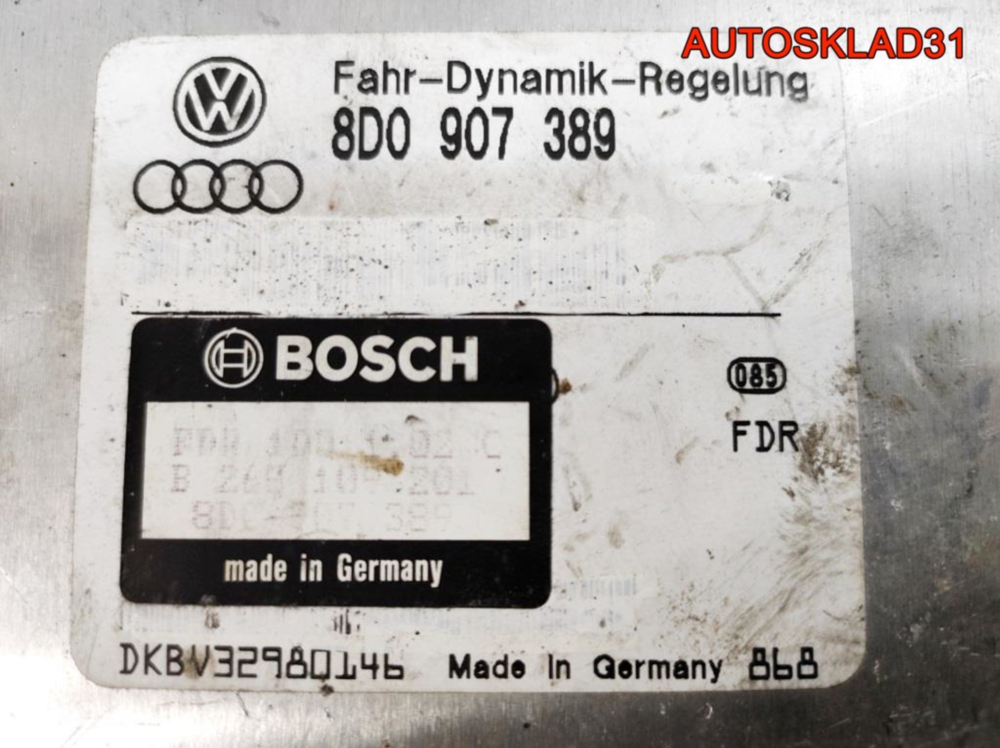 Блок управления ESP Audi A6 C5 8D0907389, 1700 рублей, Дубовое