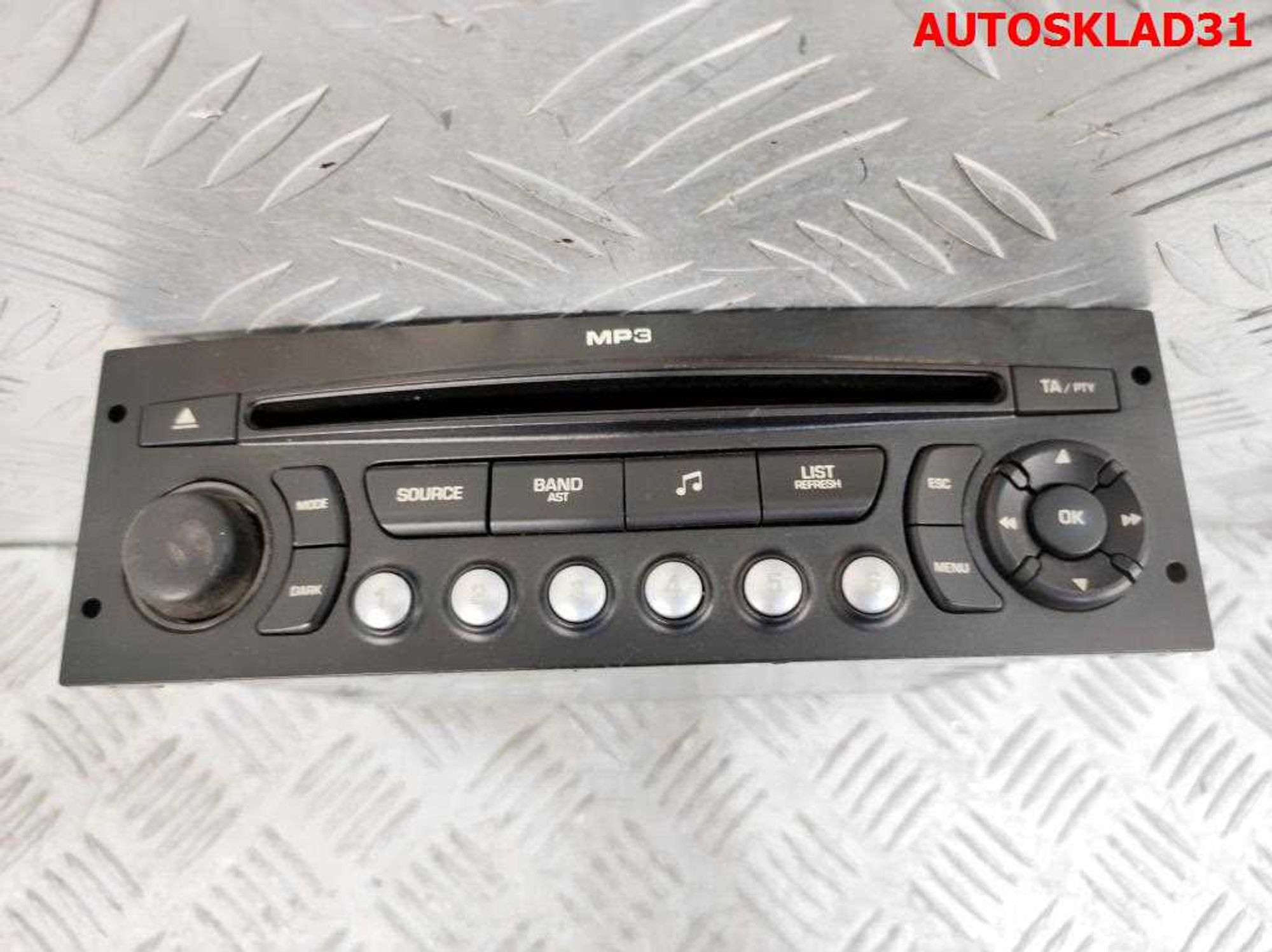 Магнитола Peugeot 207 96662669XT, 1000 рублей, Дубовое