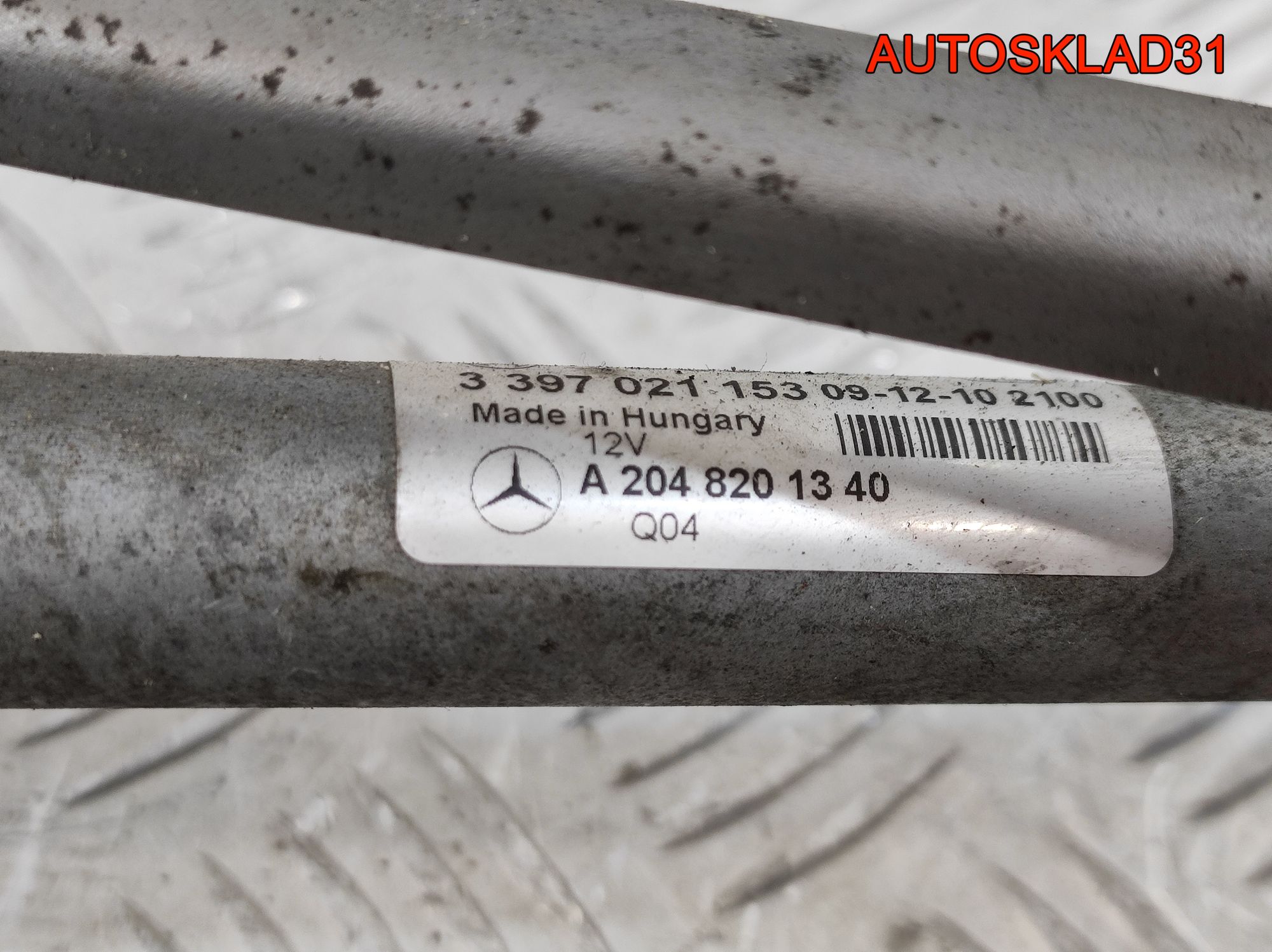 Трапеция дворников Mercedes GLK X204 A2048201340, 9000 рублей, Дубовое