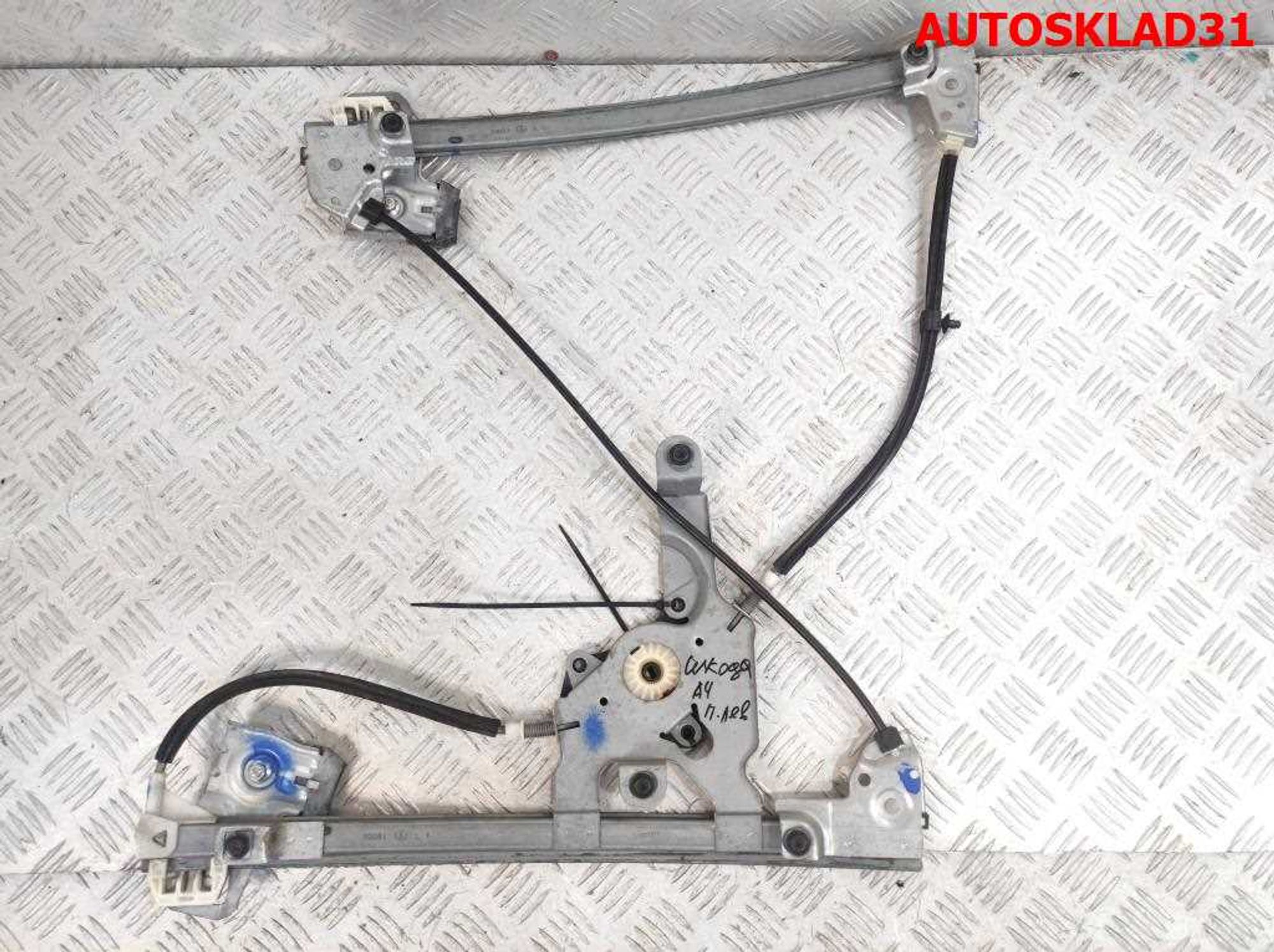 Стеклоподъемник передний левый Skoda Octavia A4 1U0837461B, 5000 рублей, Дубовое