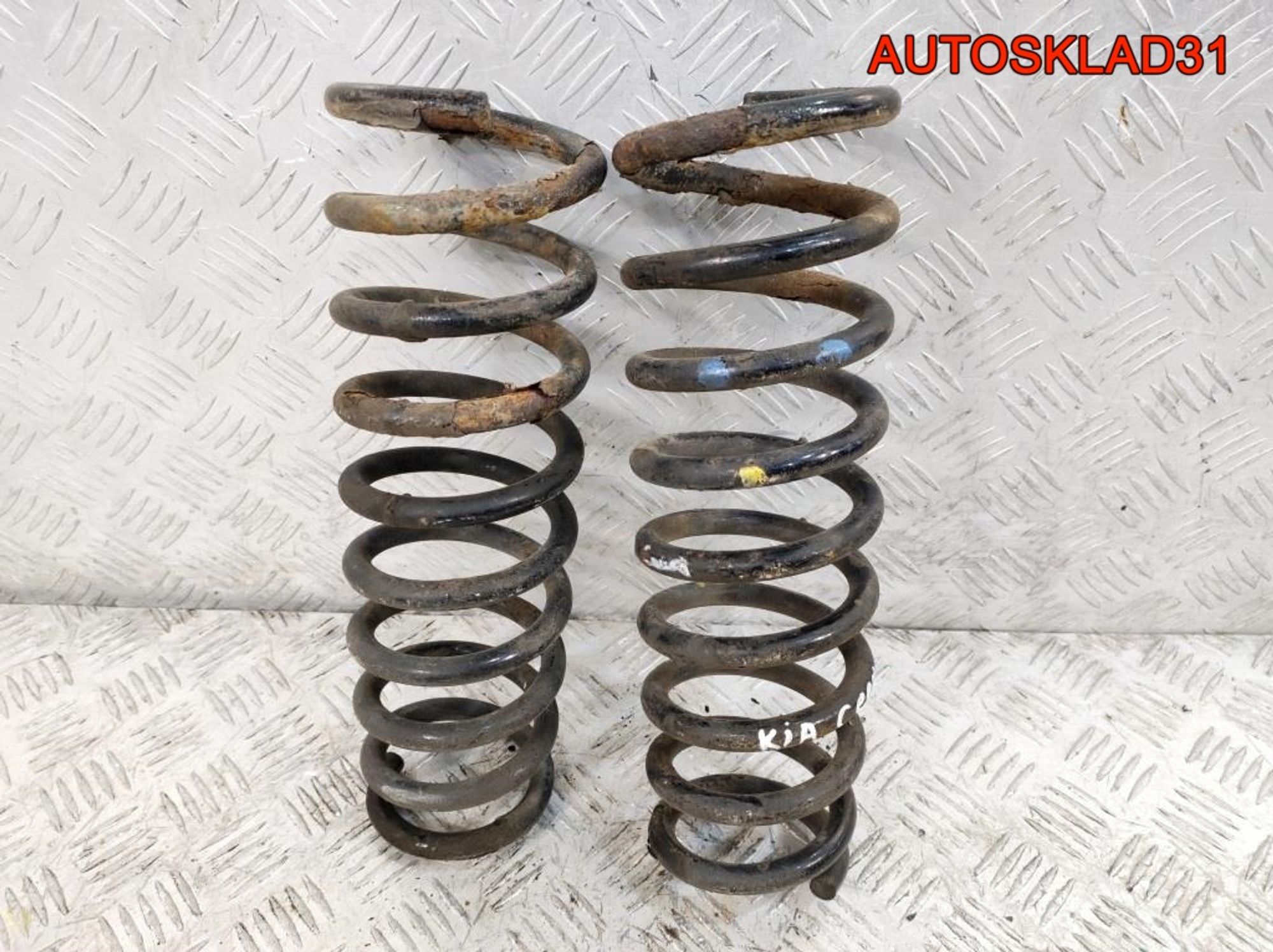 Пружина задняя 2 Синие 1 Жёлтая метки Комплект Kia Ceed 1, 2000 рублей, Дубовое
