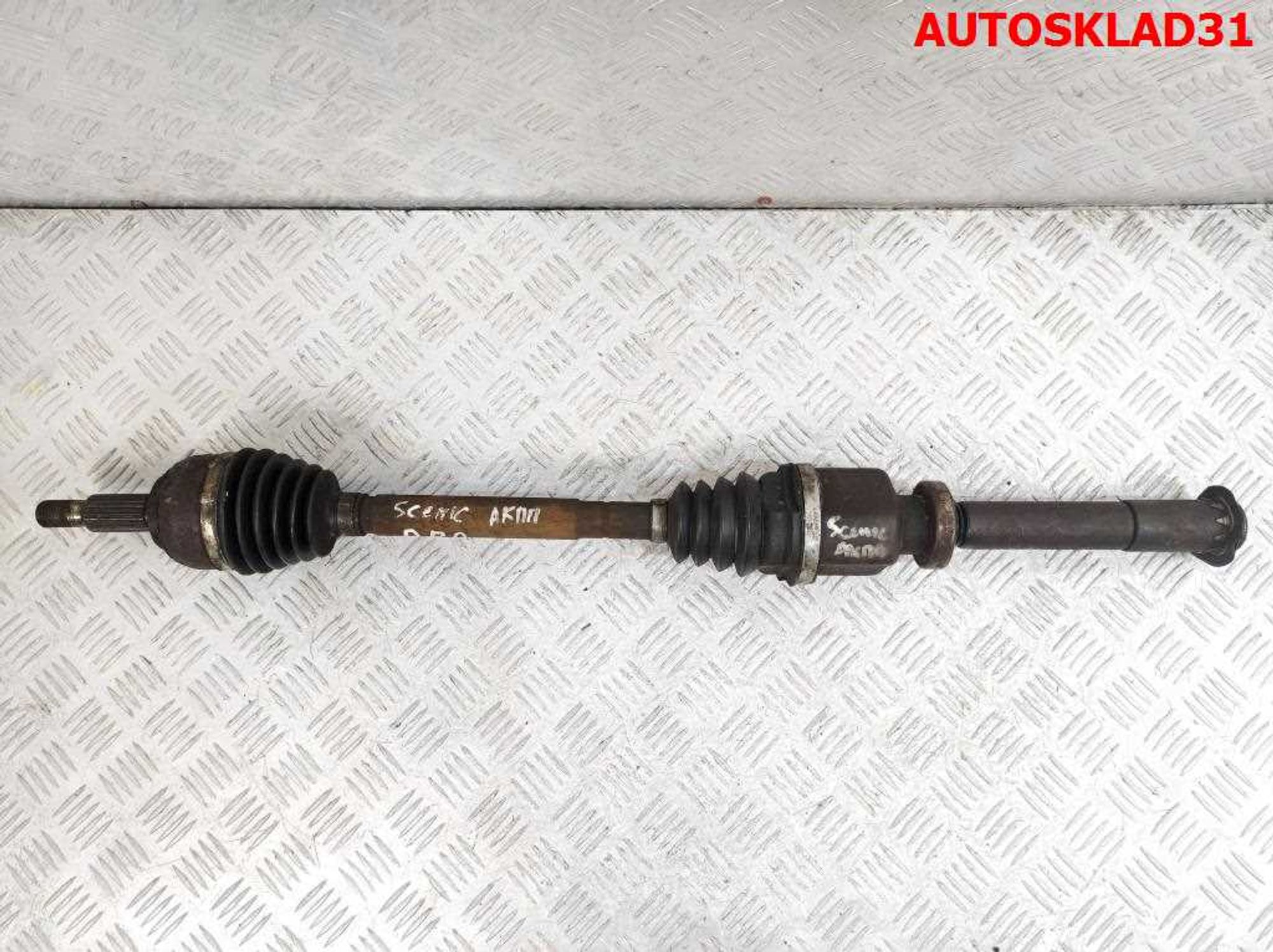 Полуось передняя правая с промвалом Renault Scenic 1 1,6 Бензин АКПП DP0, 6000 рублей, Дубовое