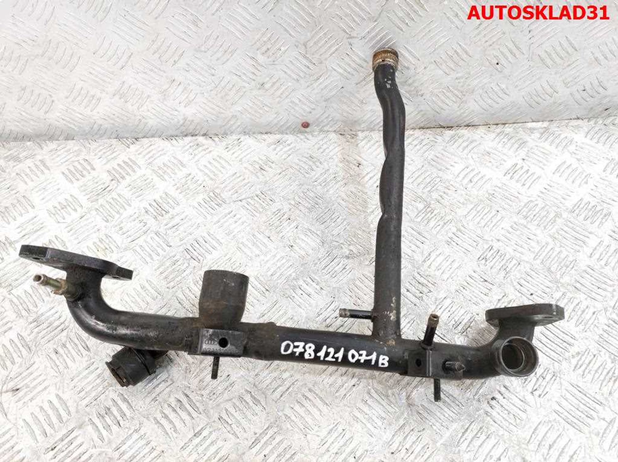 Трубка охлаждающей жидкости Audi A6 C5 2,4 ALF 078121071BC, 1000 рублей, Дубовое