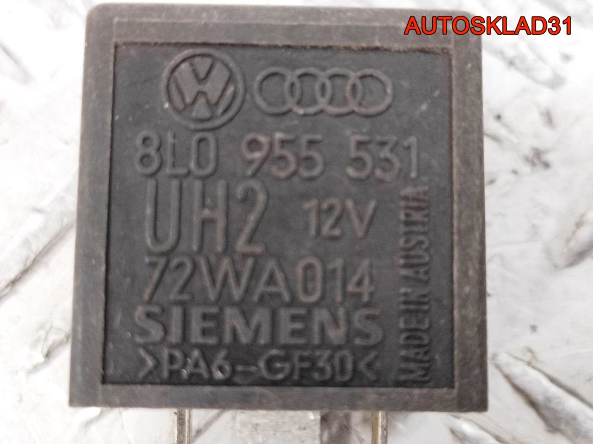 Реле стеклоочистителей №379 Audi A3 8L 8L0955531, 600 рублей, Дубовое