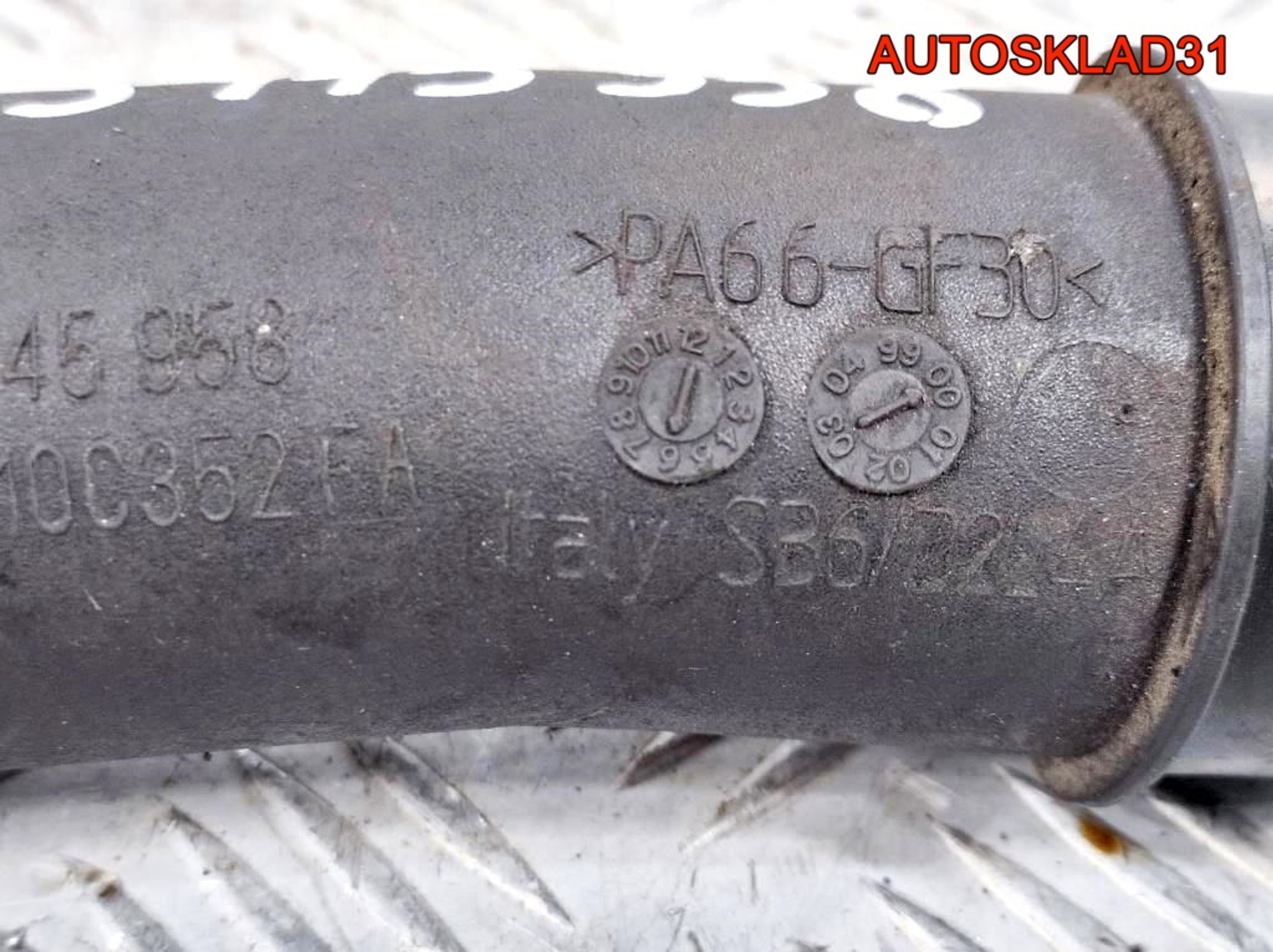 Патрубок интеркулера VW Sharan 1,8 AWC 7M3145958, 500 рублей, Дубовое