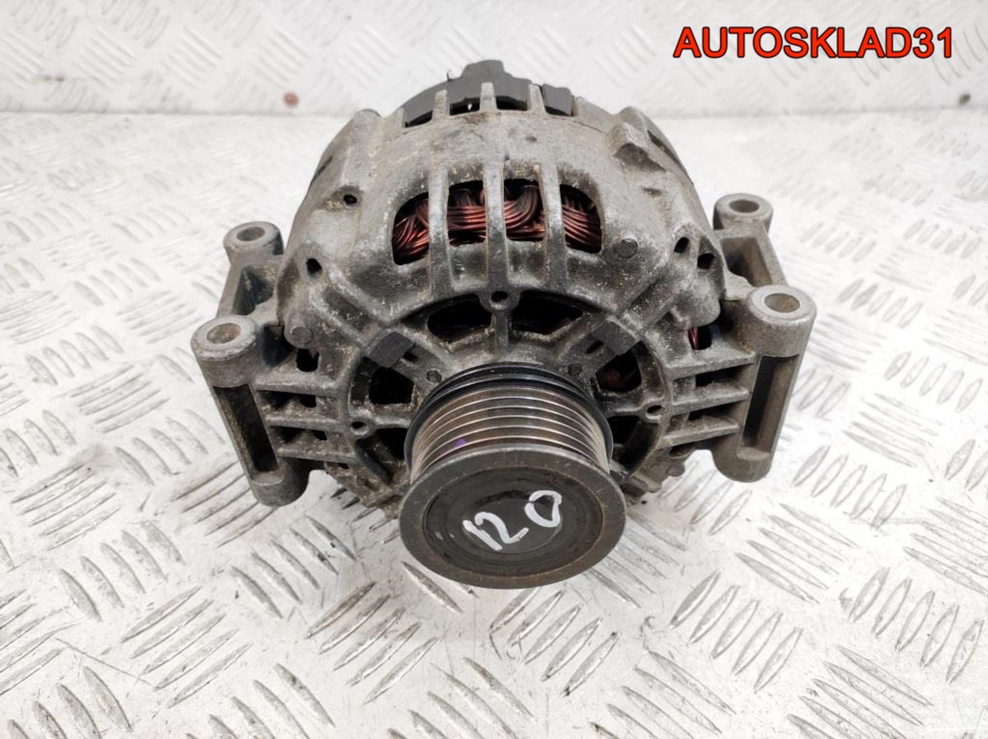 Генератор 120А Audi A4 B6 2.0 ALT Бензин 06B903016AE, 6000 рублей, Дубовое