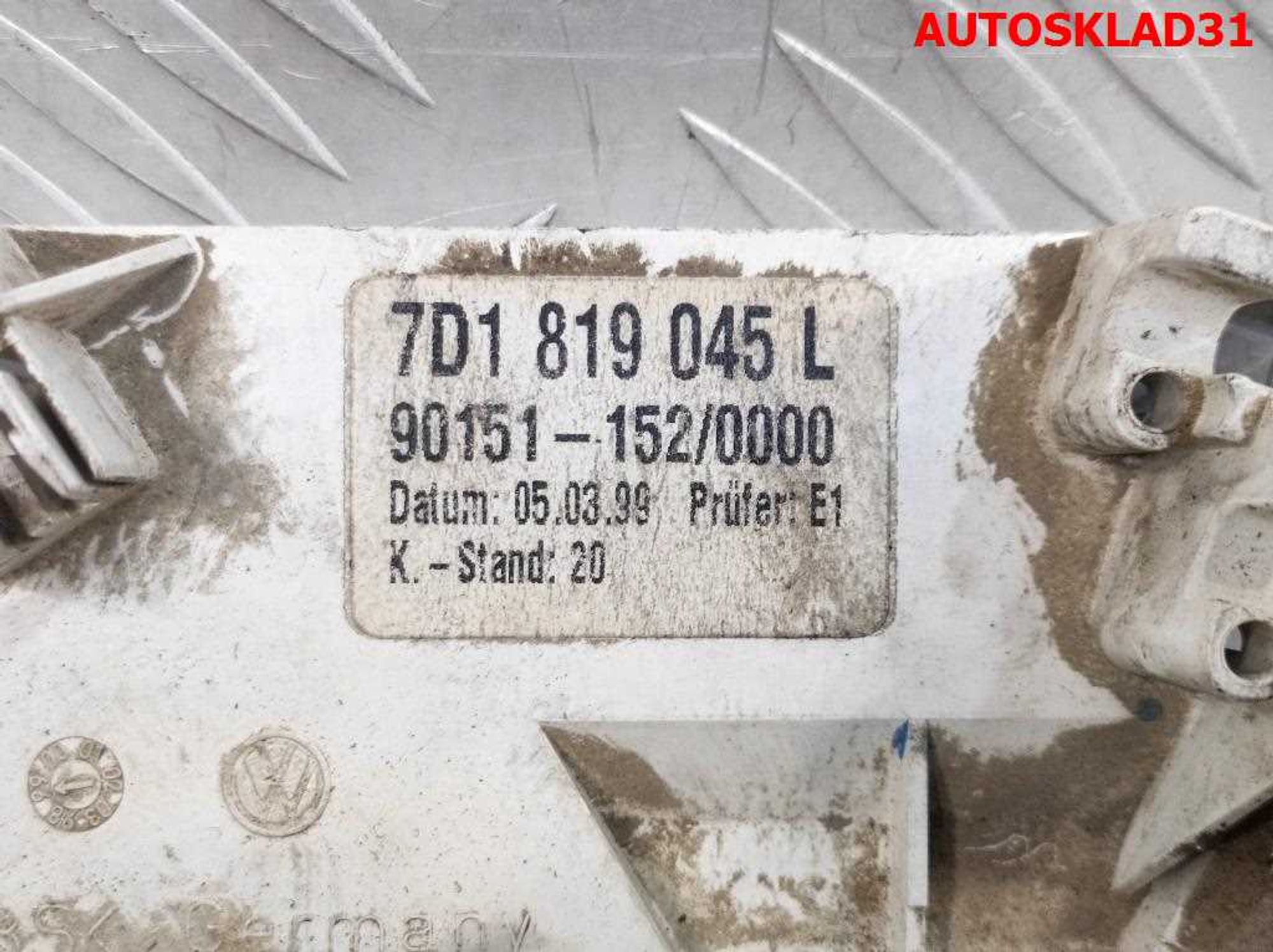 Блок управления отопителем Volkswagen 7D1819045L, 3500 рублей, Дубовое