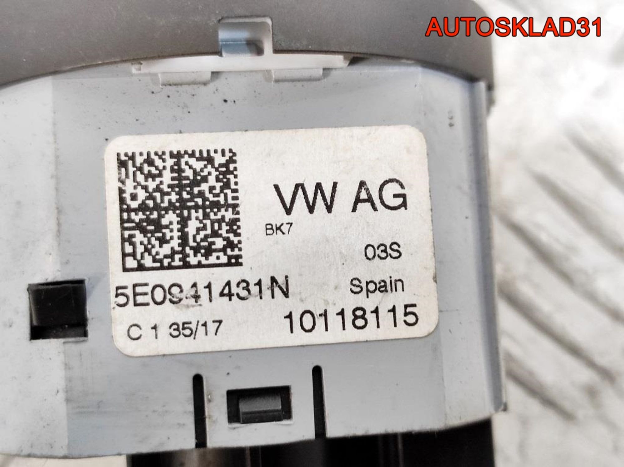 Переключатель света Skoda Rapid 1 5E0941431N, 2500 рублей, Дубовое