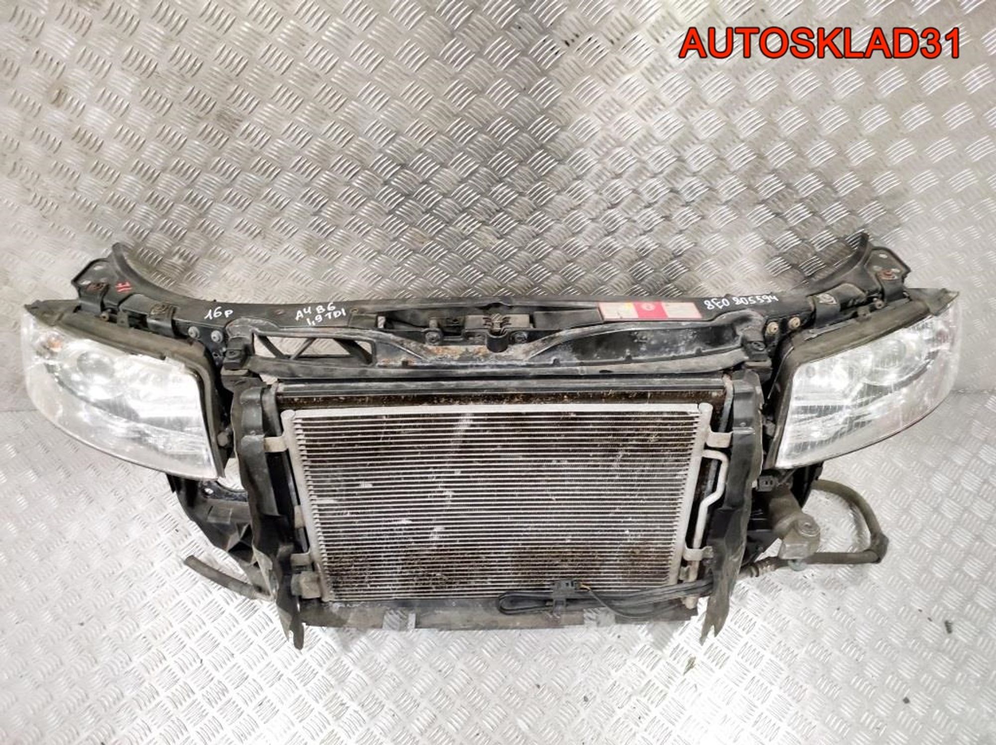 Панель передняя в сборе Audi A4 B6 1,9 TDI 8E0805594 (Р), 28000 рублей, Дубовое
