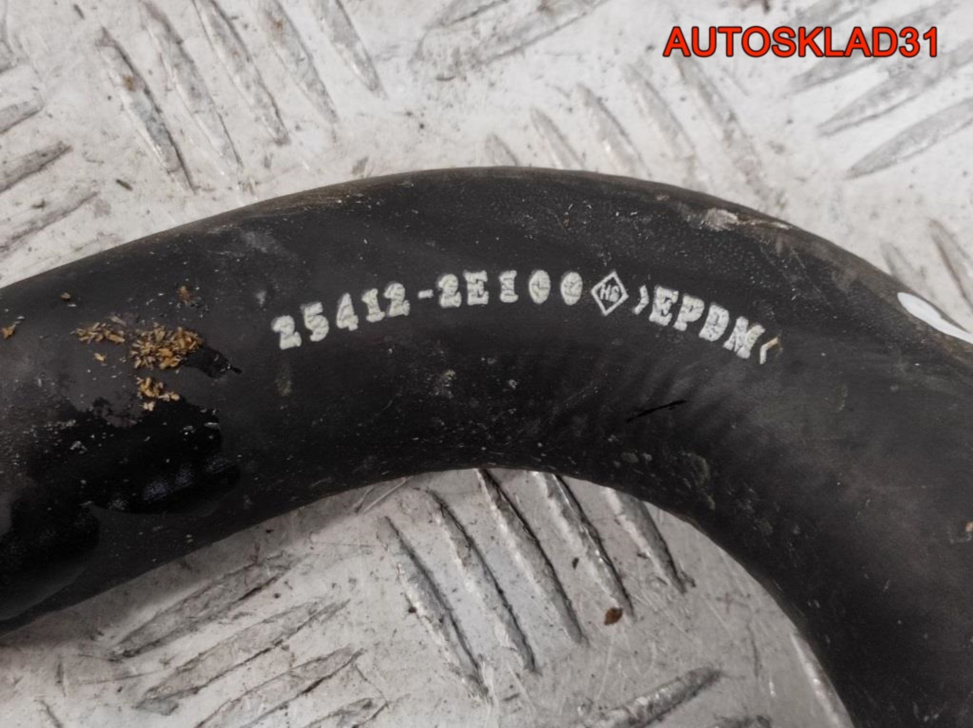 Патрубок радиатора Kia Sportage 2 2,0 G4GC 254122E100, 600 рублей, Дубовое