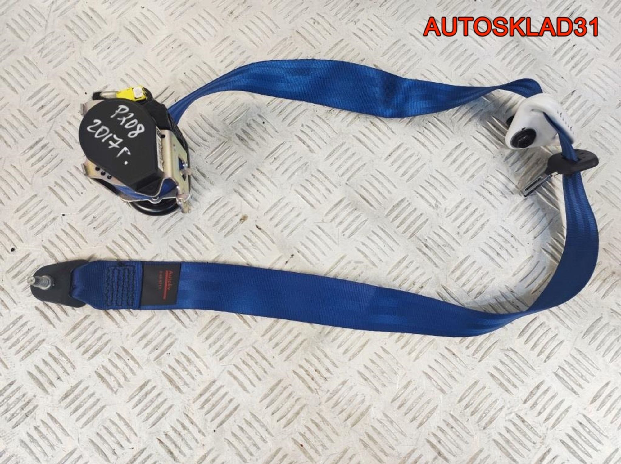 Ремень безопасности передний левый Peugeot 208, 4100 рублей, Дубовое