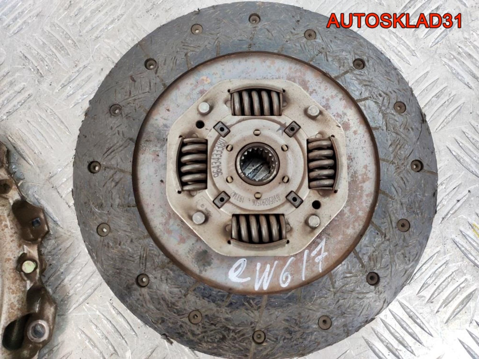 Комплект сцепления Citroen C5 1,8 EW7J4 9637874680, 3200 рублей, Дубовое