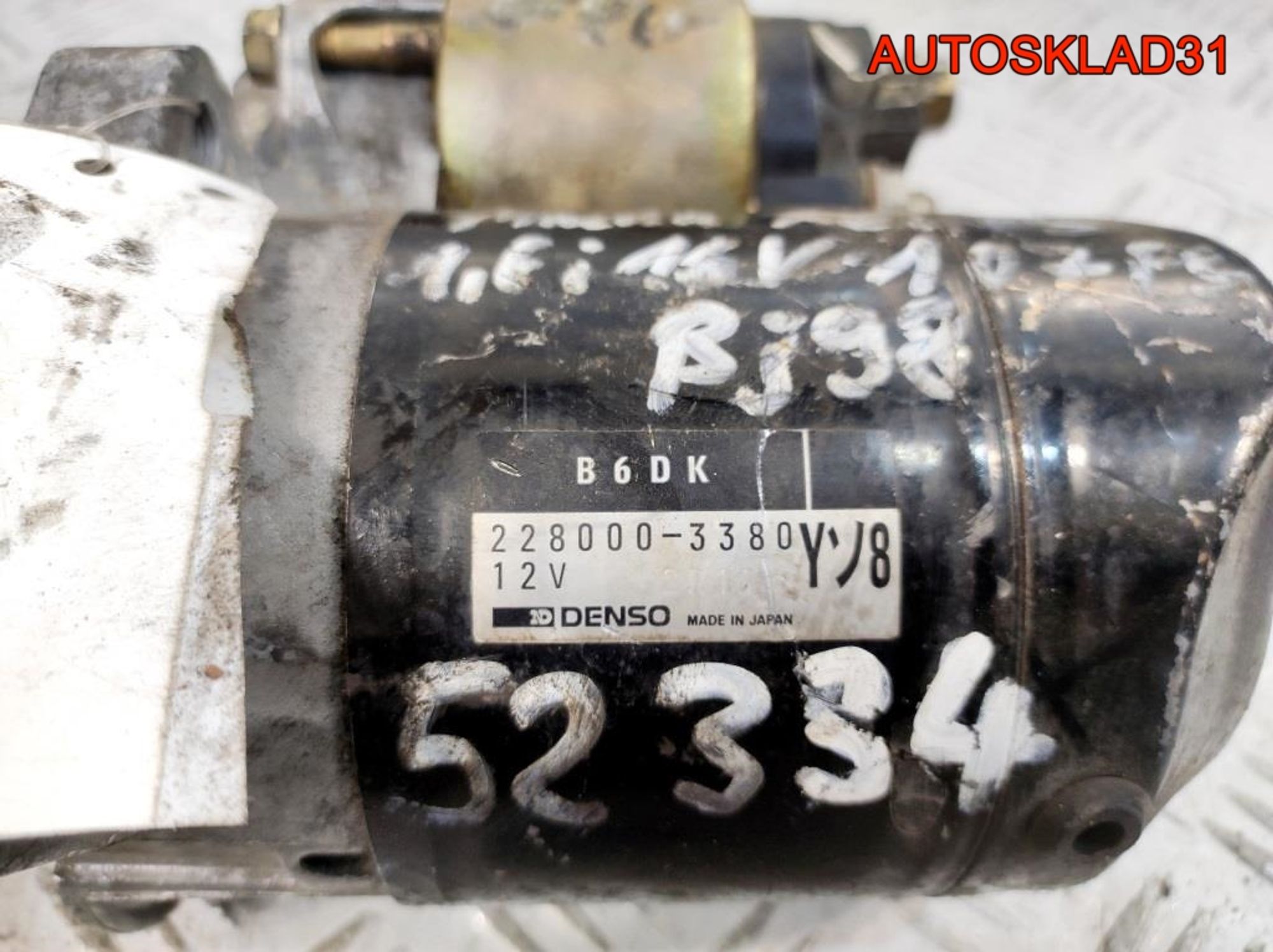 Стартер Mazda Xedos 6 1,6 Бензин 2280003380, 4500 рублей, Дубовое