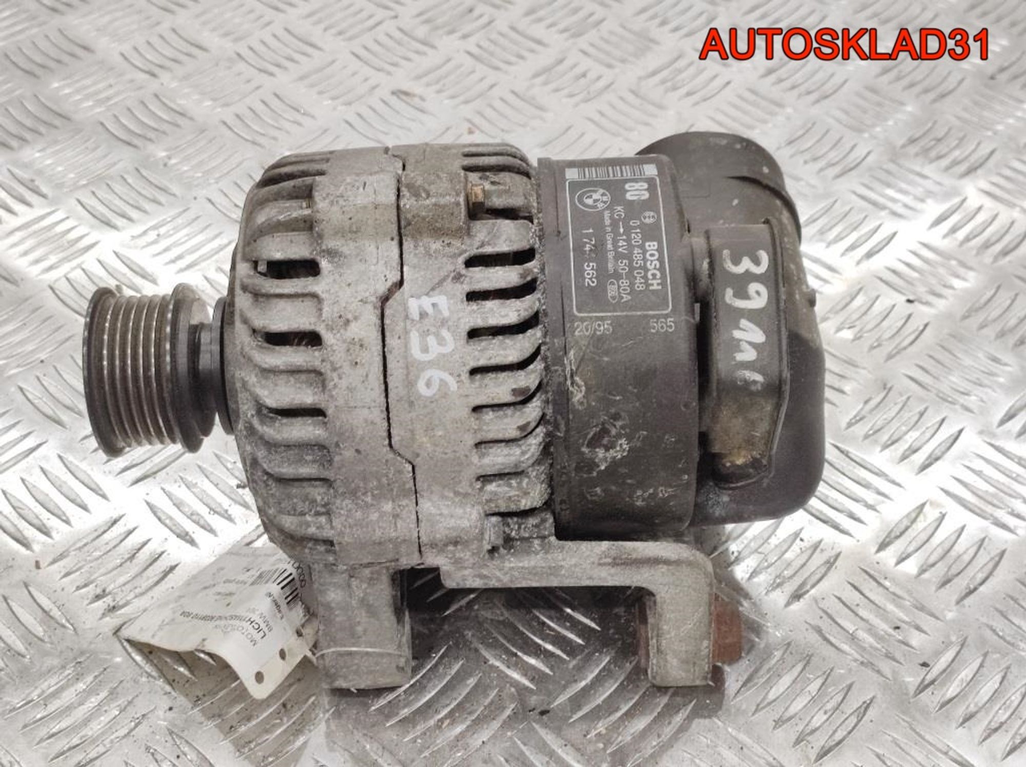 Генератор 80A BMW E36 12311744562 (Р), 10000 рублей, Дубовое
