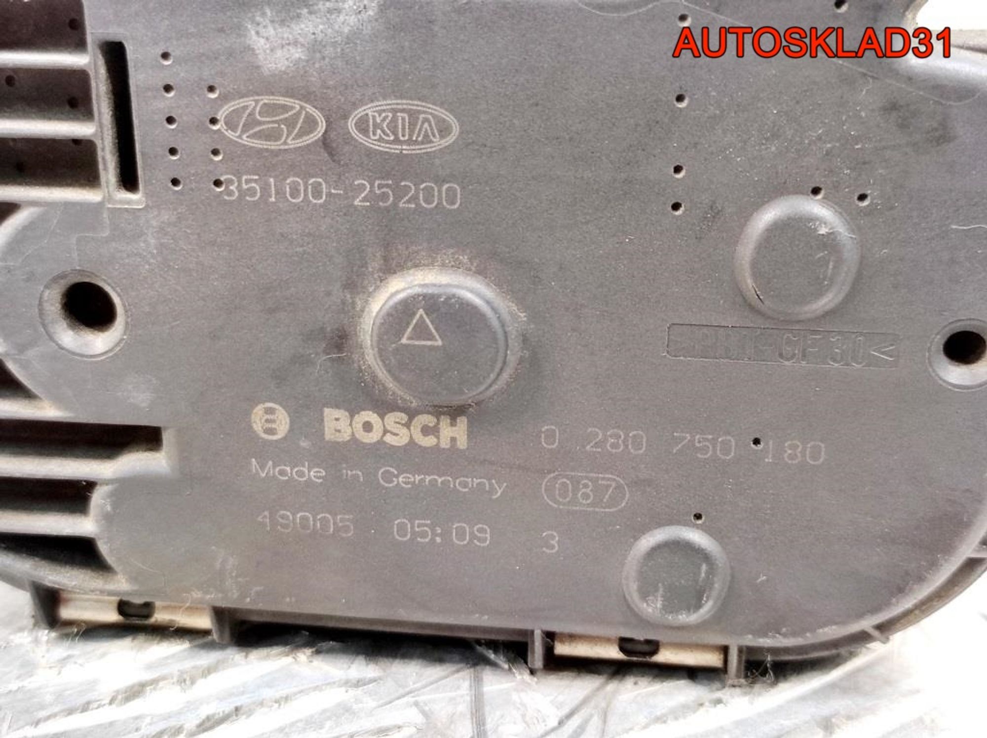 Заслонка дроссельная Hyundai Sonata 5 3510025200, 4500 рублей, Дубовое